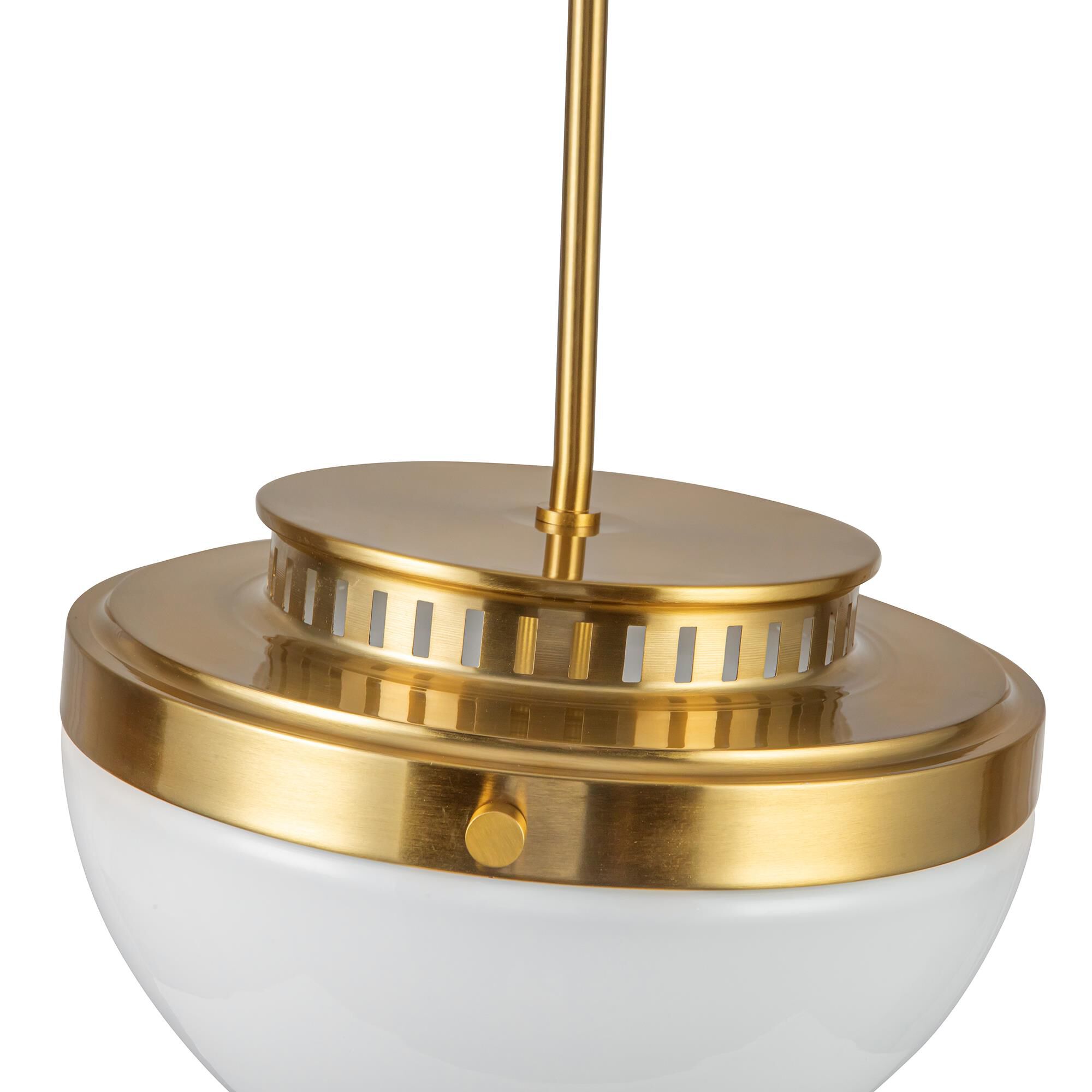 Shown in Brushed Brass finish