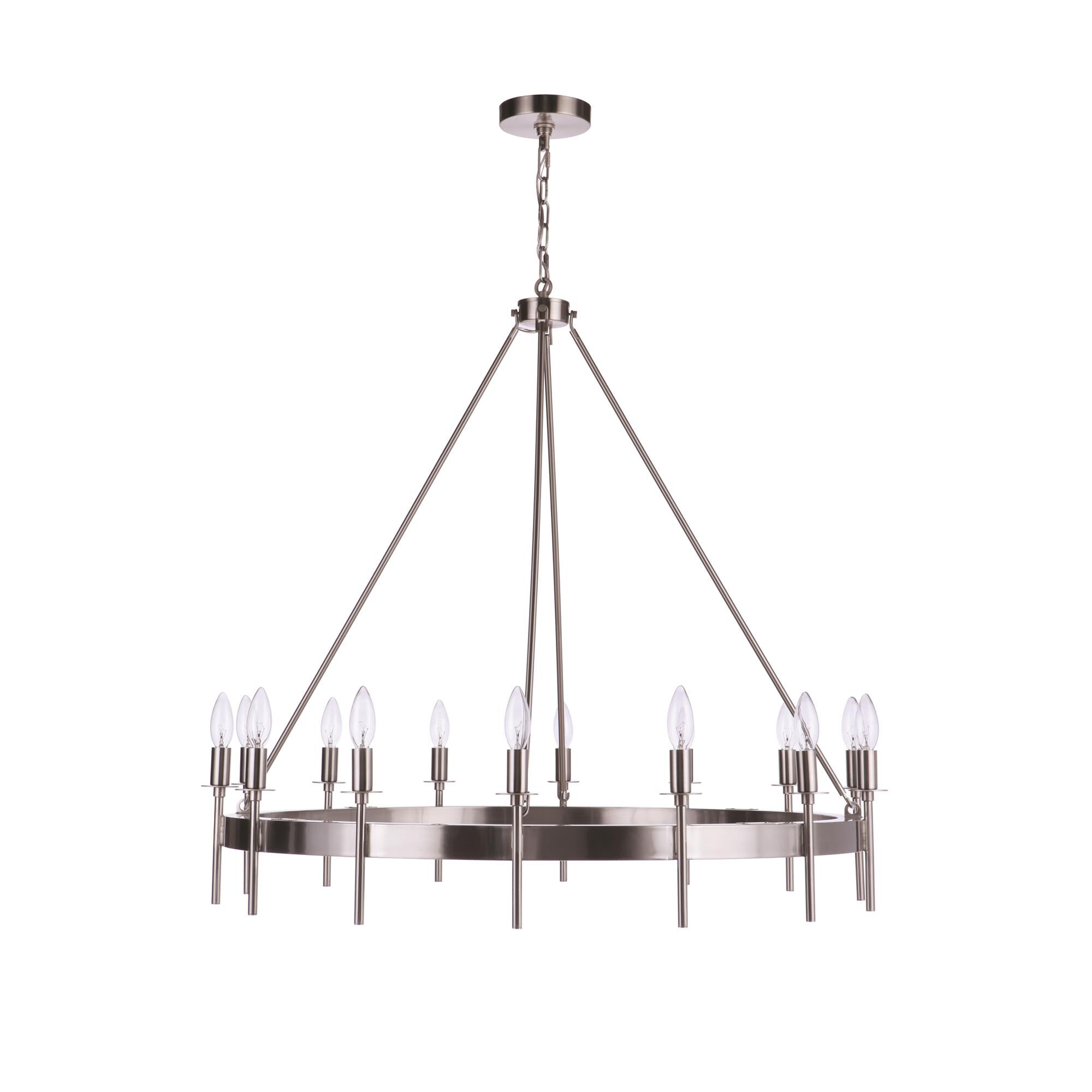 Shown in Brushed Polished Nickel finish