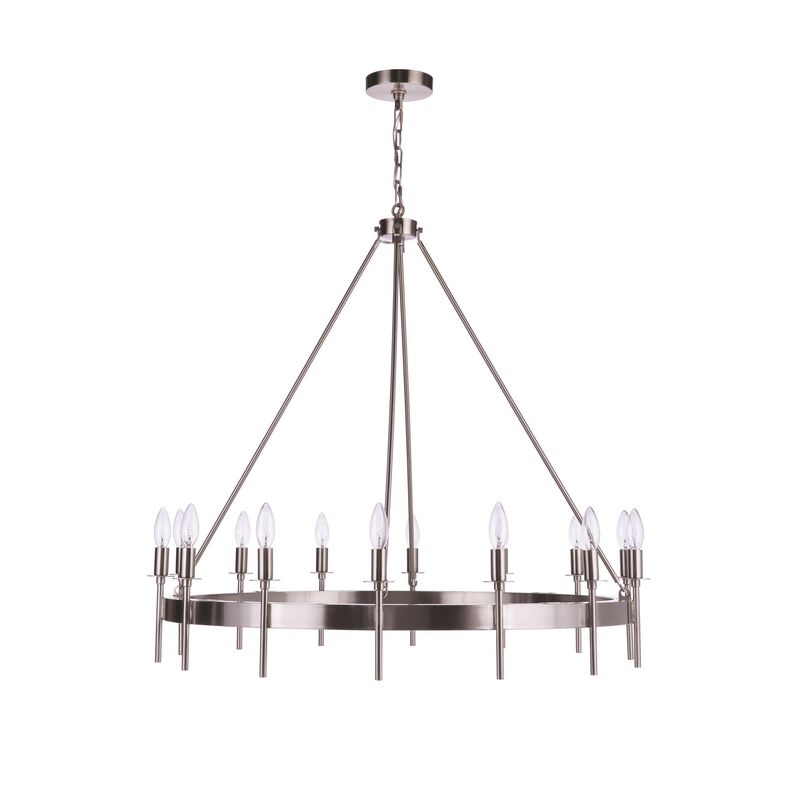 Larrson 36 Inch 14 Light Chandelier by Craftmade