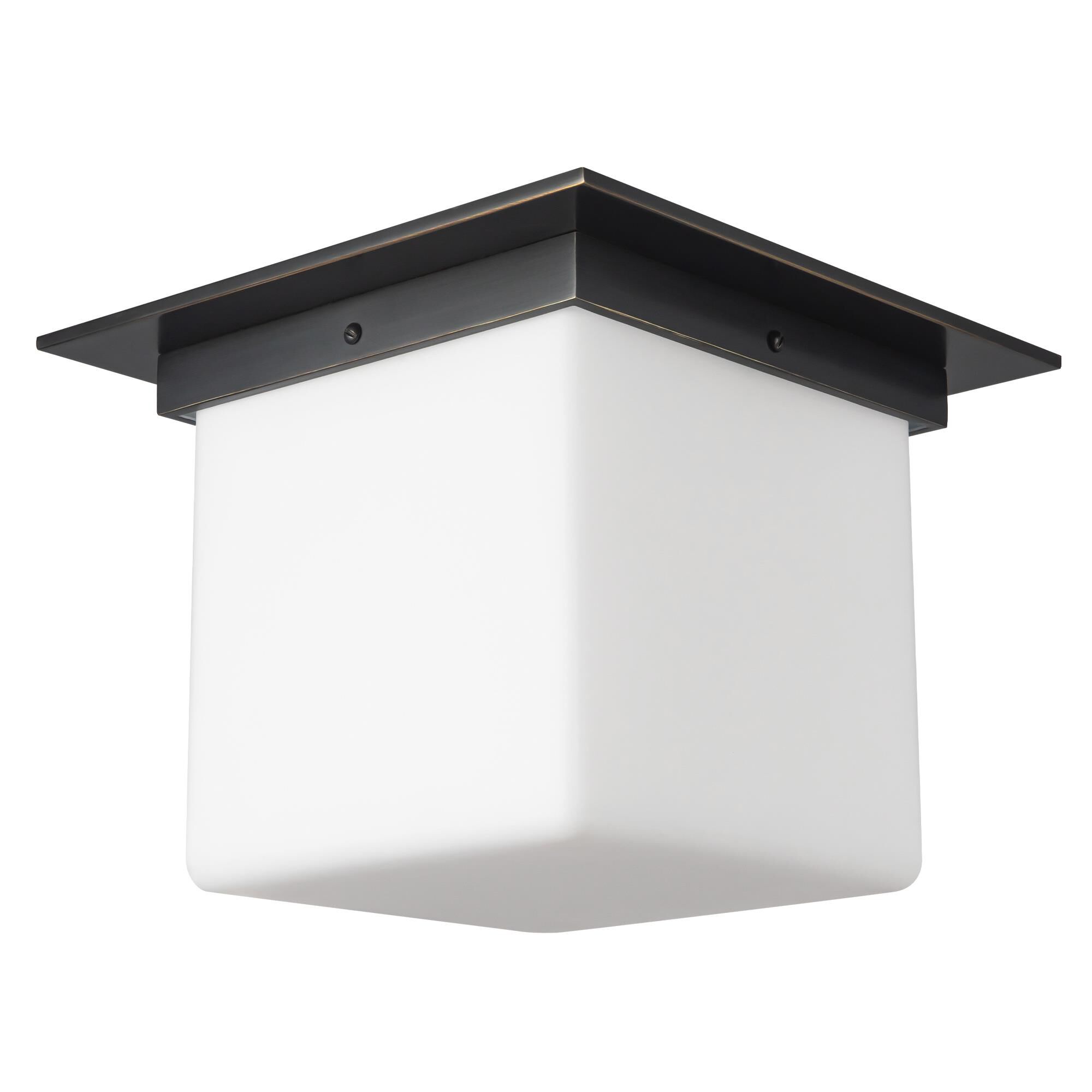 Shown in Urban Bronze finish and Matte Opal glass
