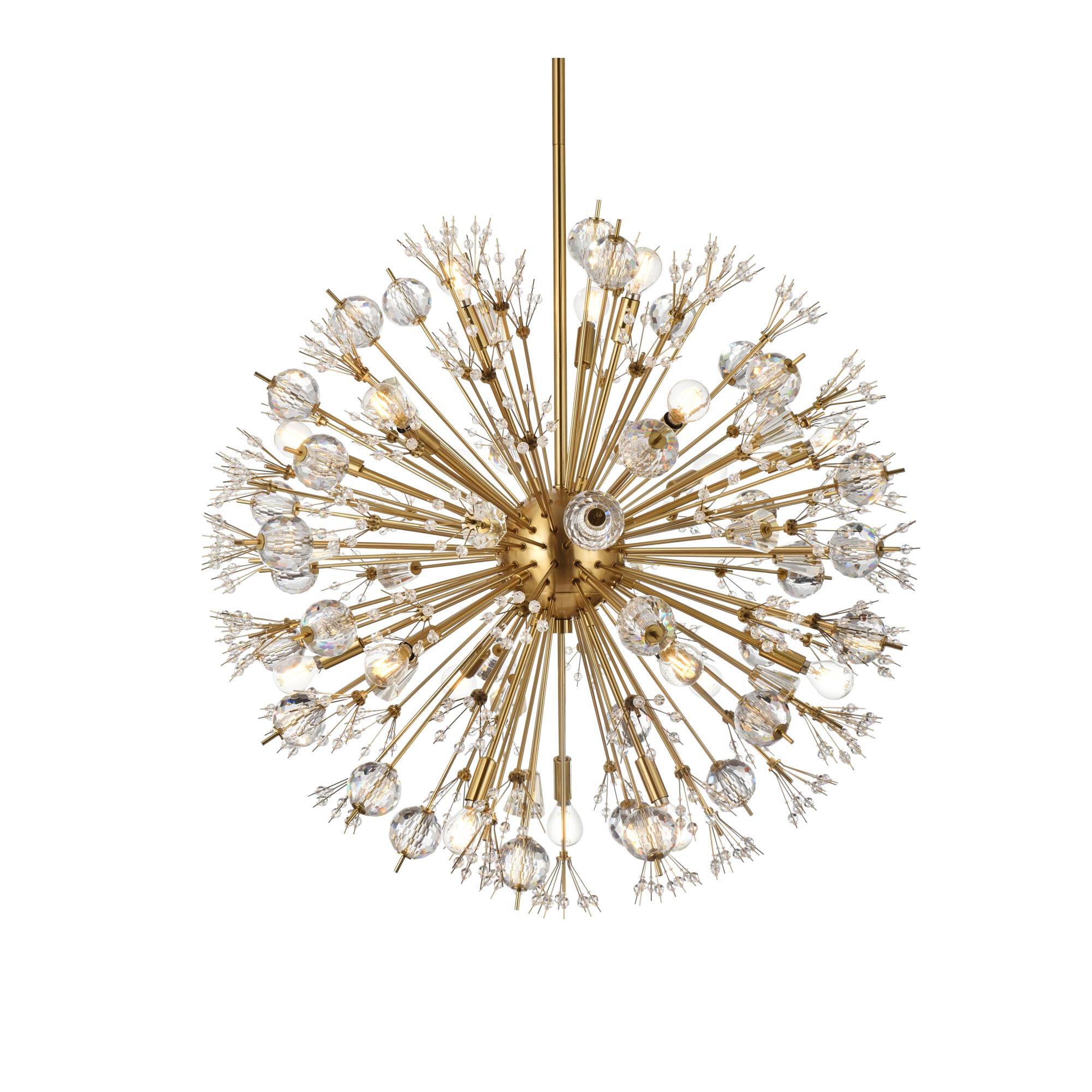 Vera 32 Inch Large Pendant by Elegant Lighting