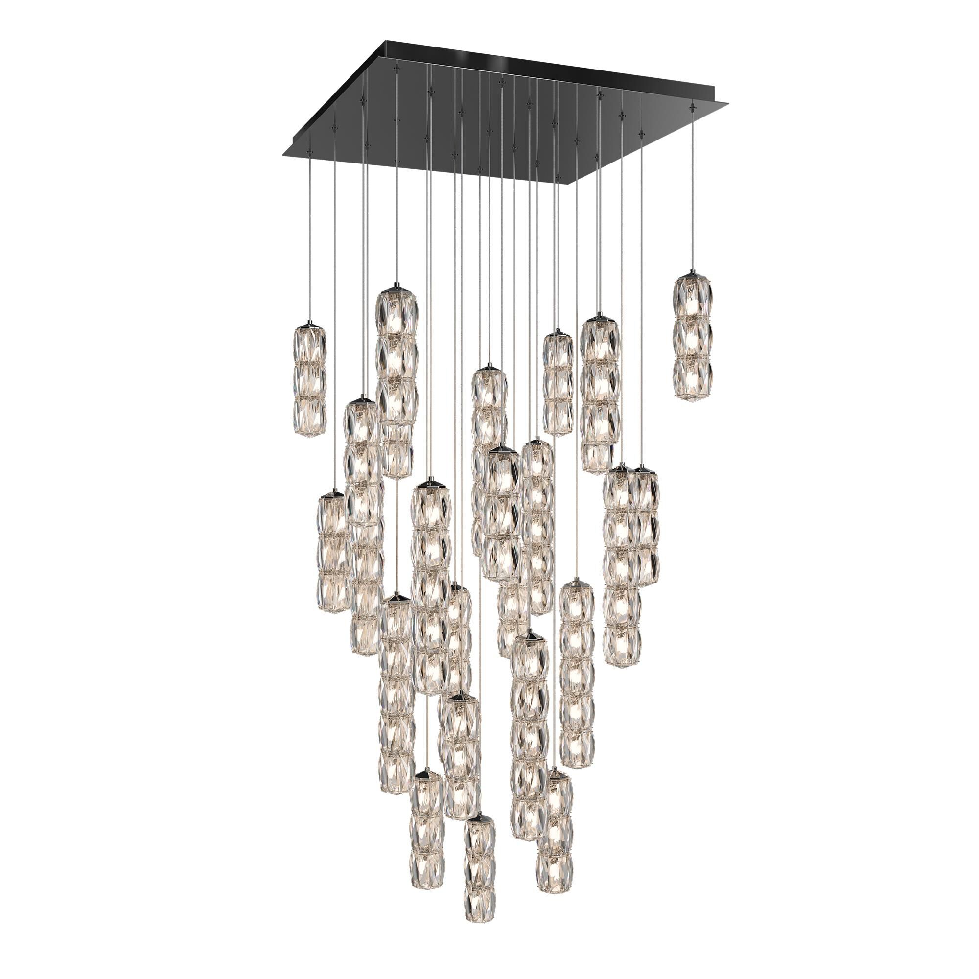 Shown in Stainless Steel finish and Clear Radiance crystal