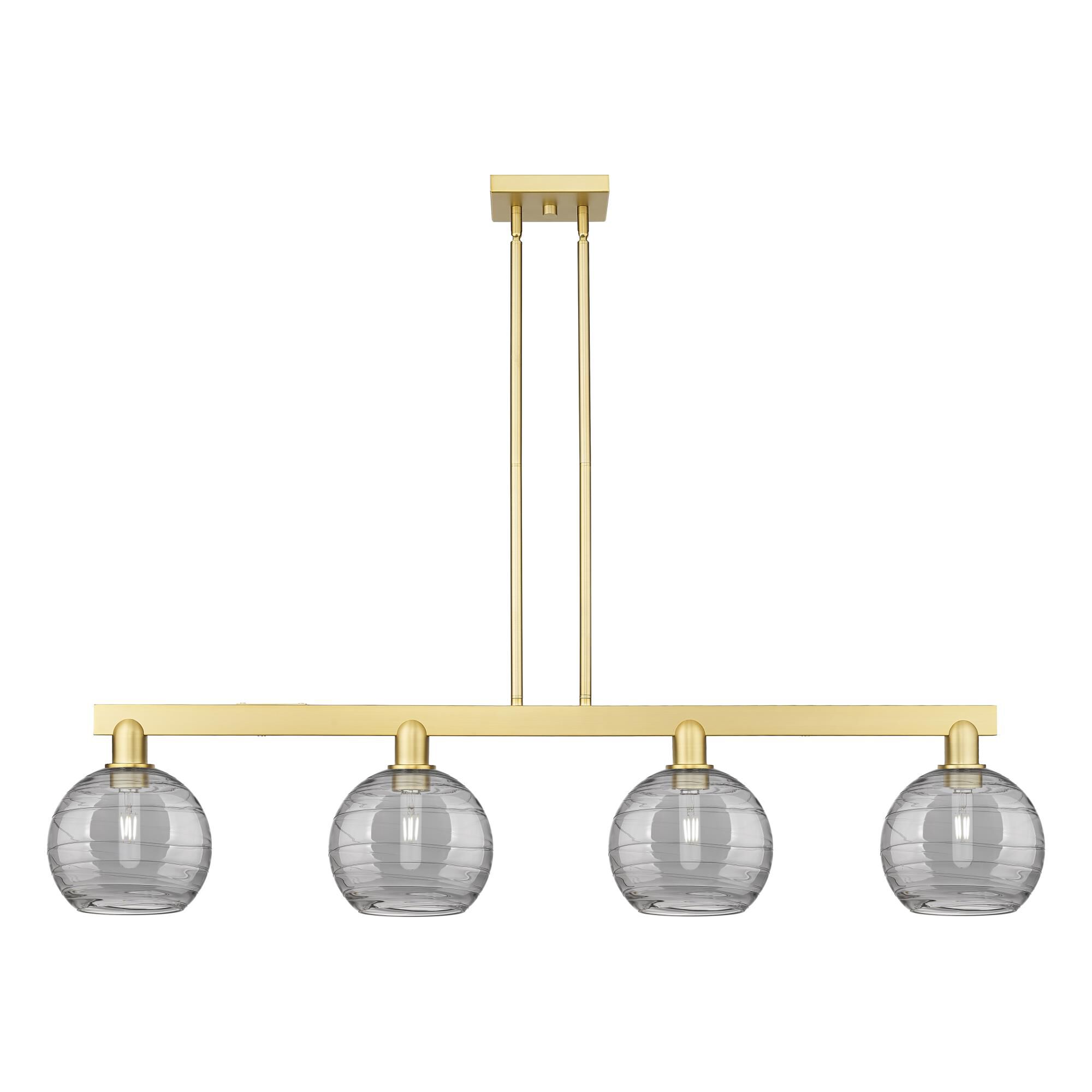 Bruno Marashlian Athens Deco Swirl 51 Inch Linear Suspension Light by Innovations Lighting