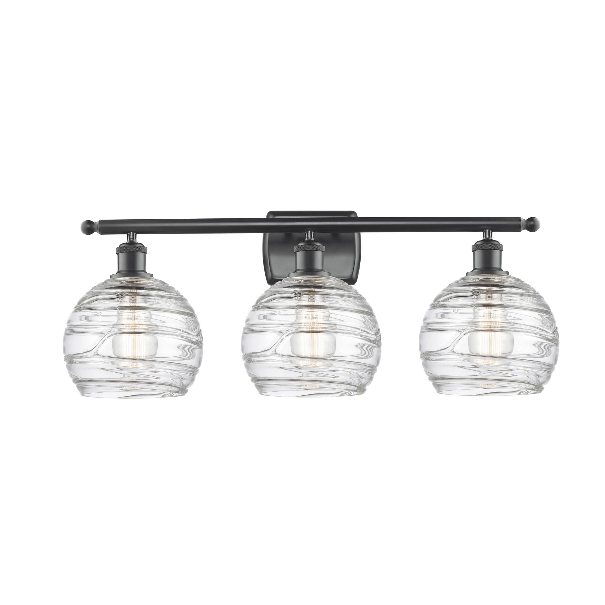 Bruno Marashlian Athens Deco Swirl 28 Inch Bath Vanity Light by Innovations Lighting