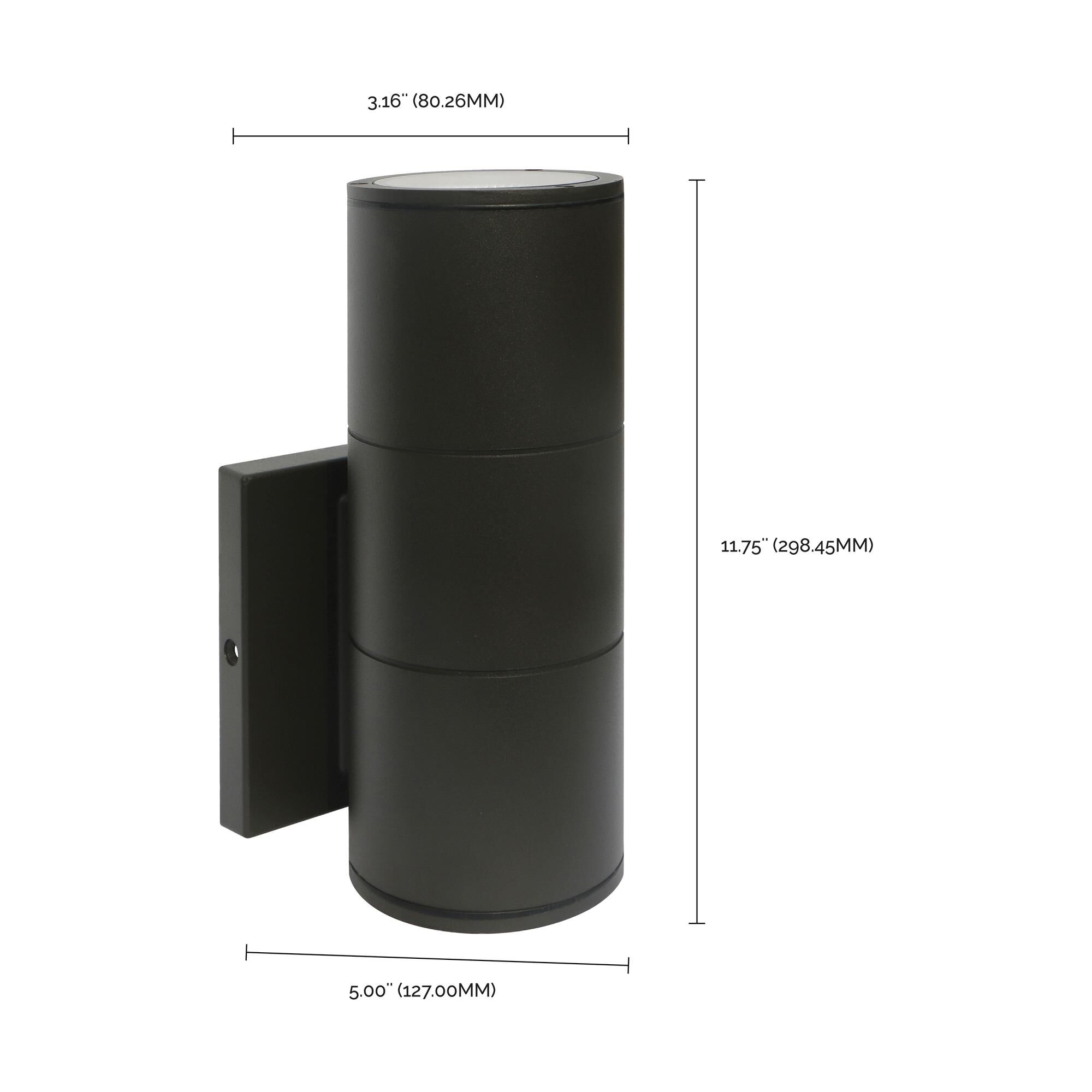 11 Inch Tall 2 Light LED Outdoor Wall Light by Nuvo Lighting