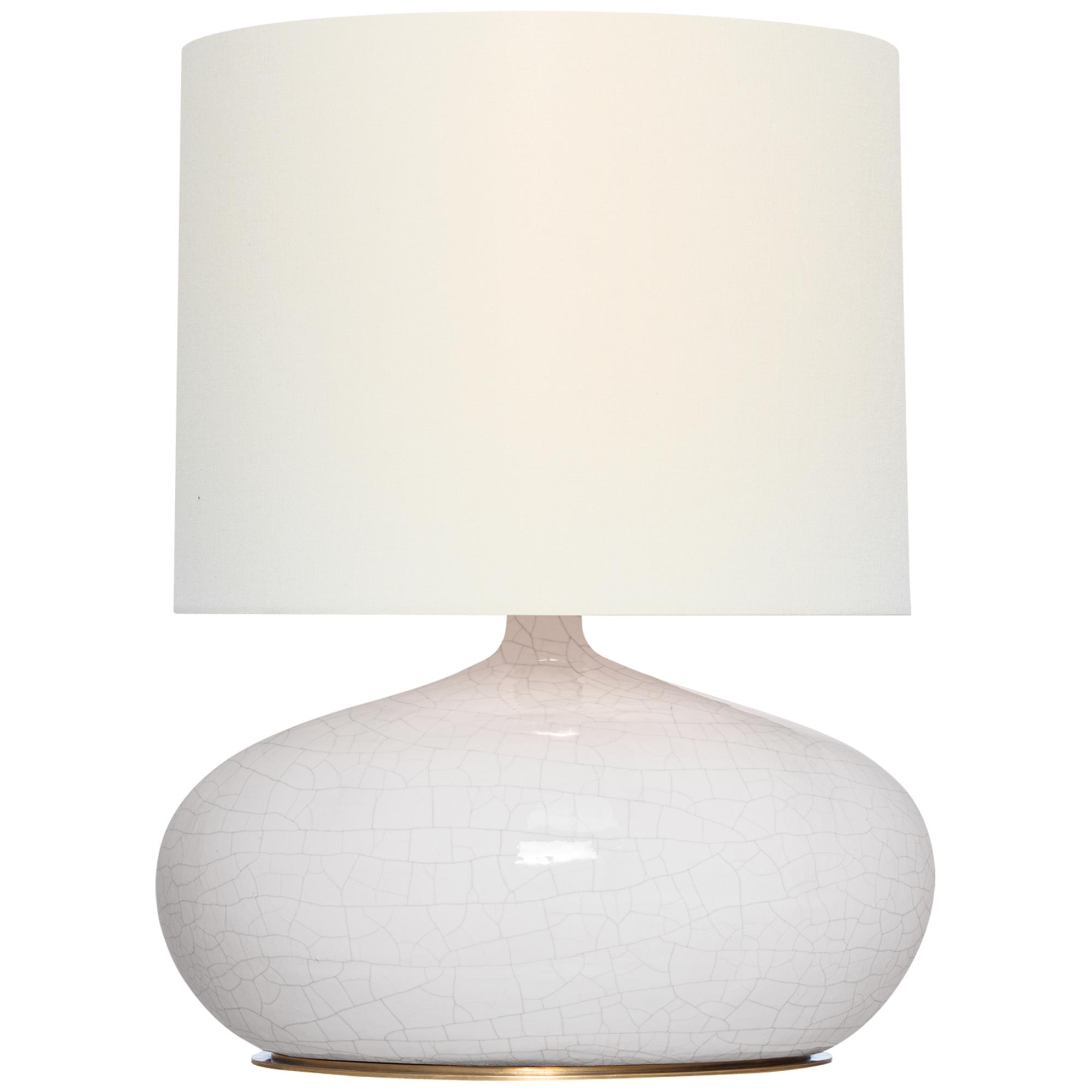 Shown in Crackled Ivory finish