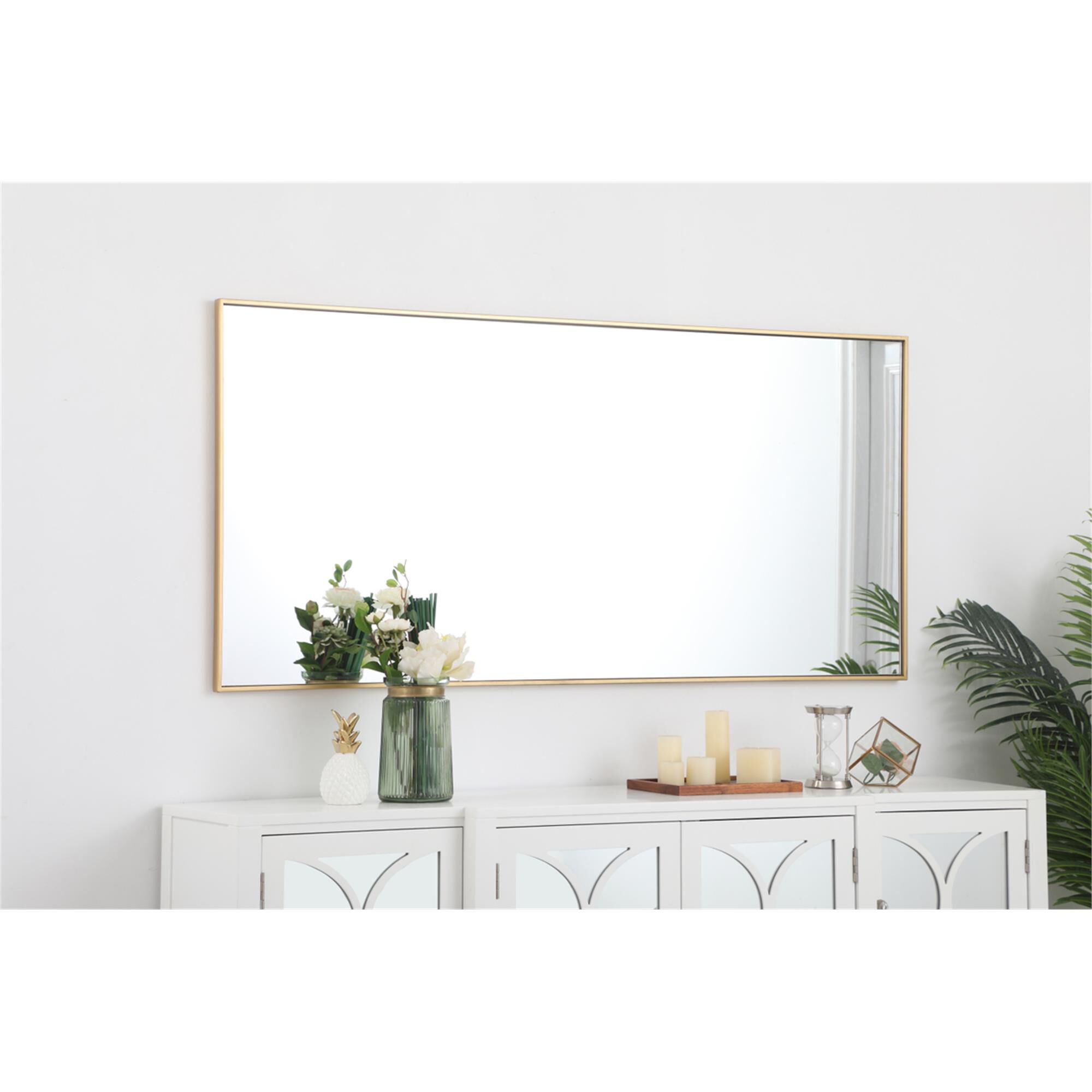 Shown in Silver finish and Clear Mirror Beveled glass