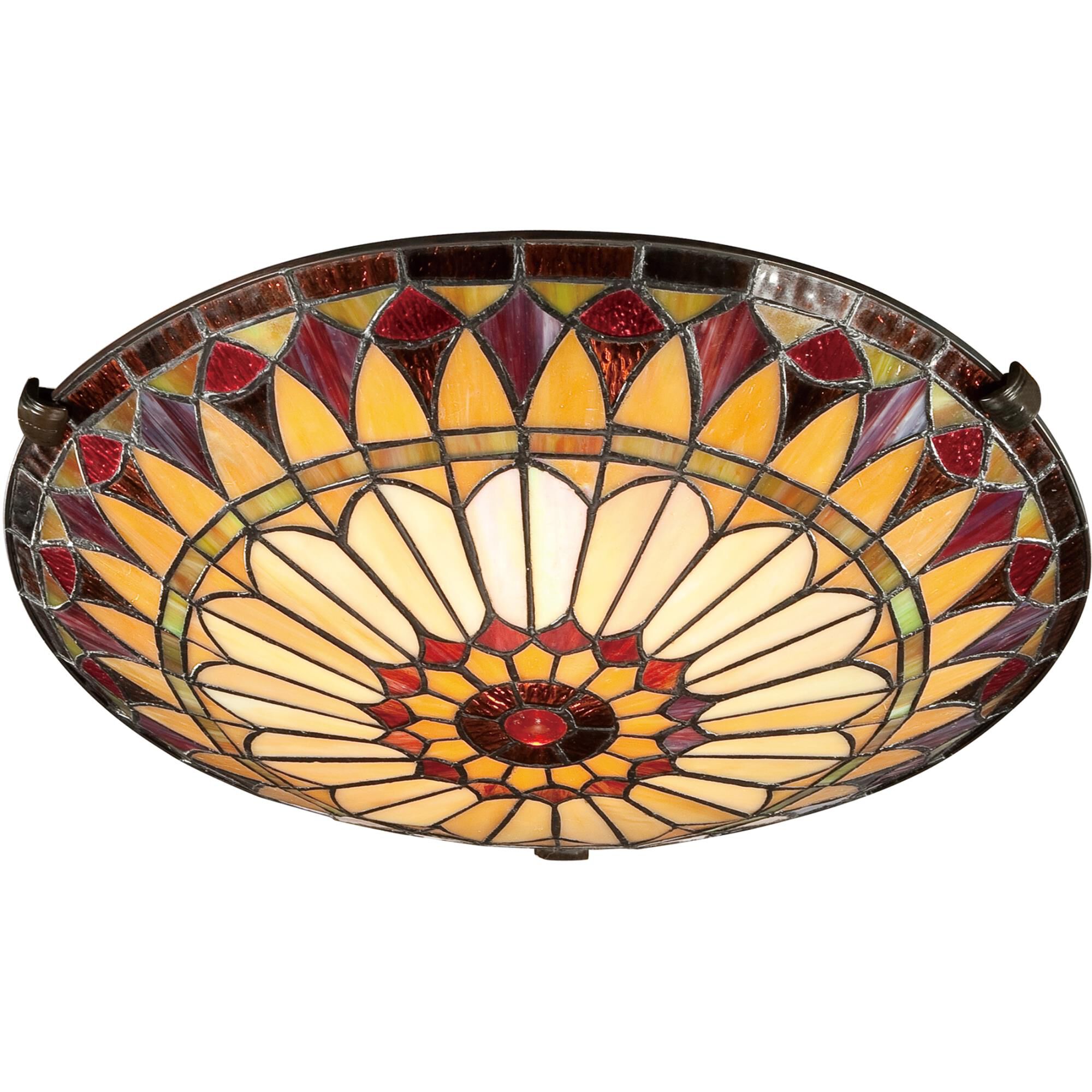 West End 17 Inch 2 Light Semi Flush Mount by Quoizel