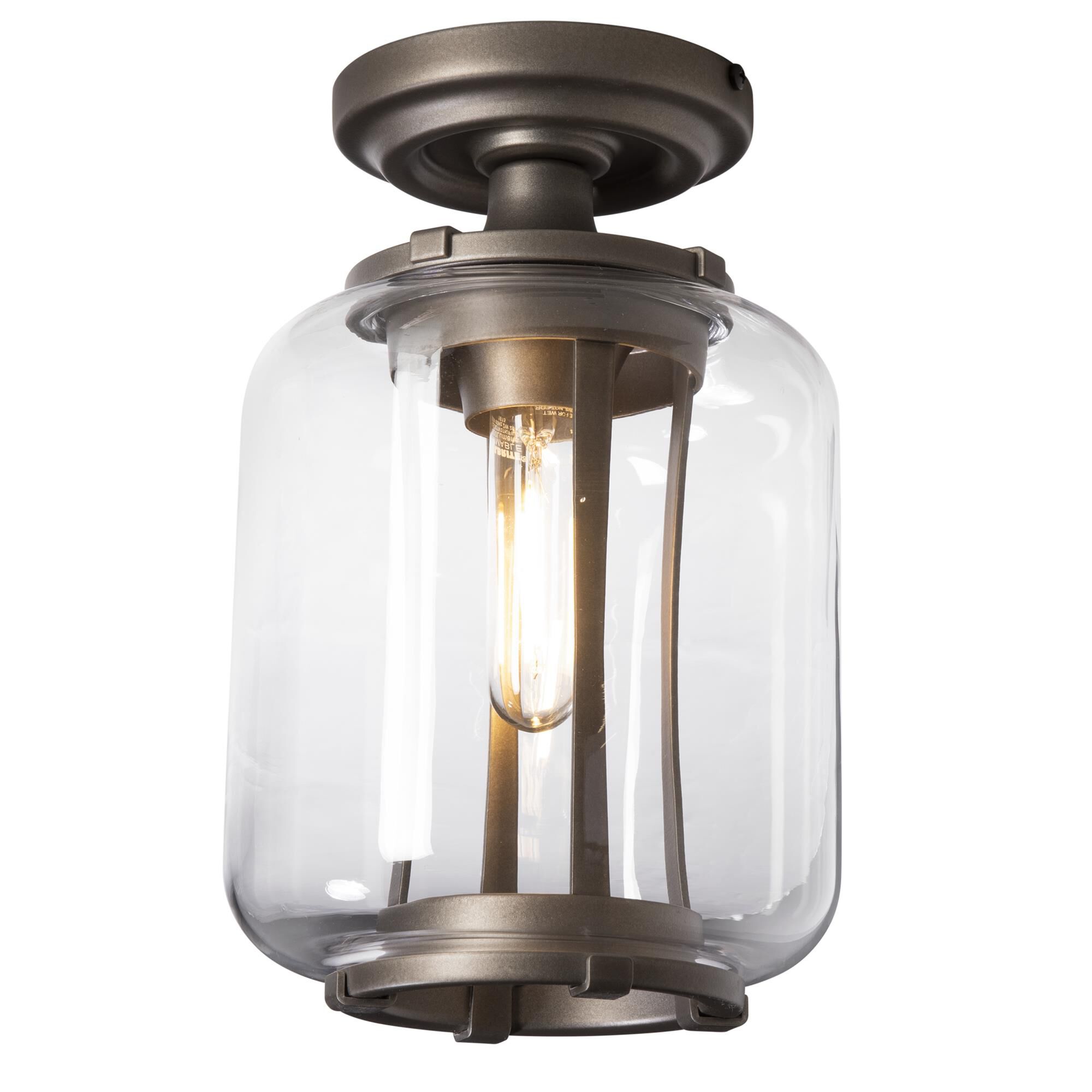 Shown in Coastal Oil Rubbed Bronze finish and Clear glass