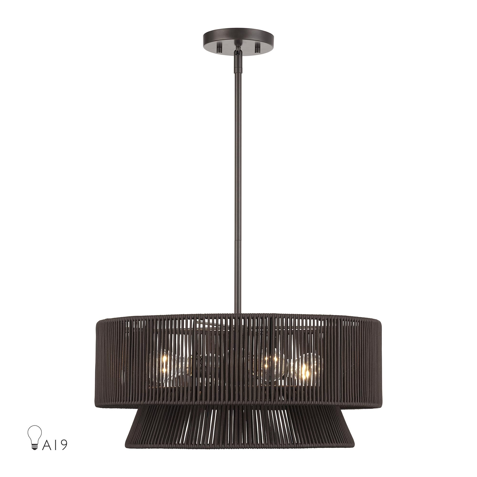 Florell 20 Inch Large Pendant by Livex Lighting