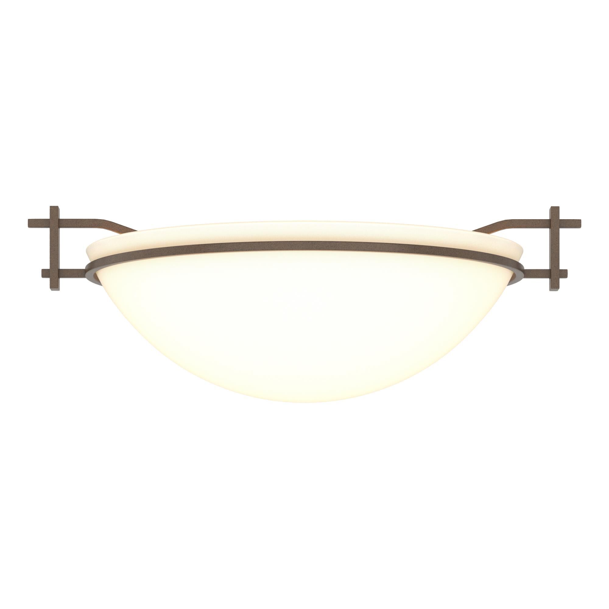 Moonband 11 Inch 1 Light Semi Flush Mount by Hubbardton Forge