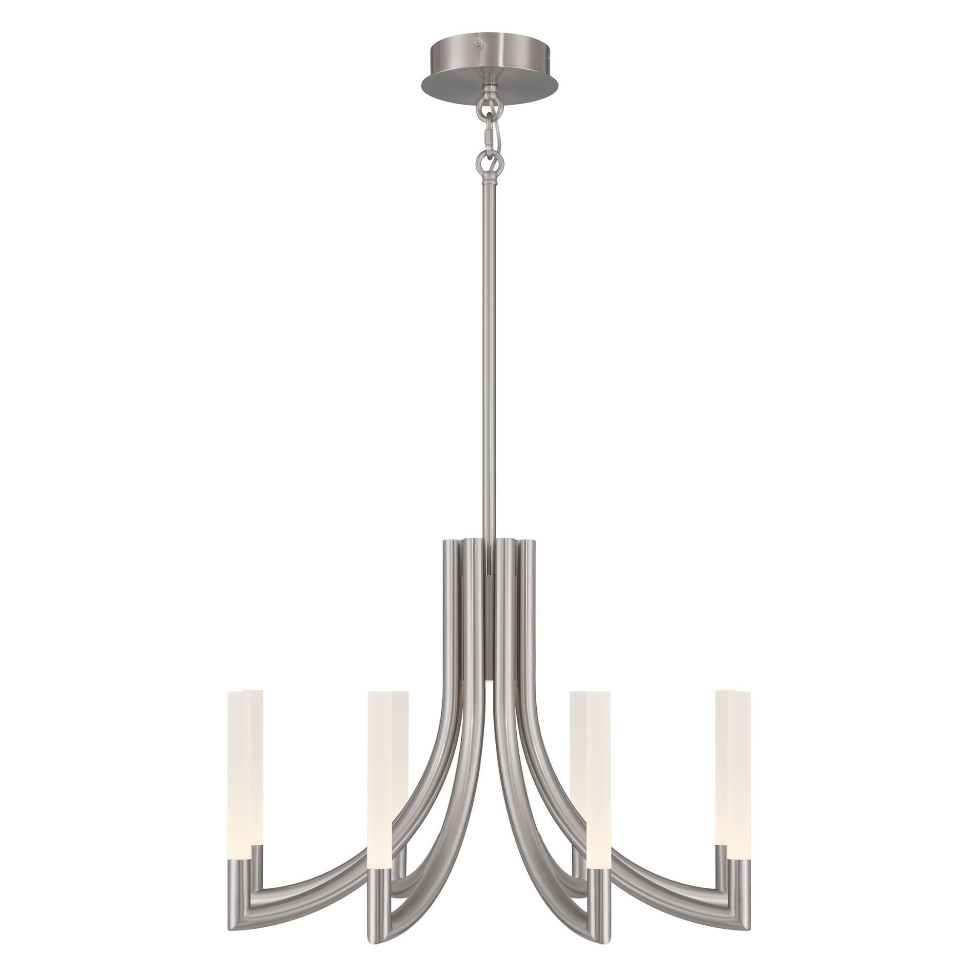 Shown in Nickel finish and Frosted Acrylic glass