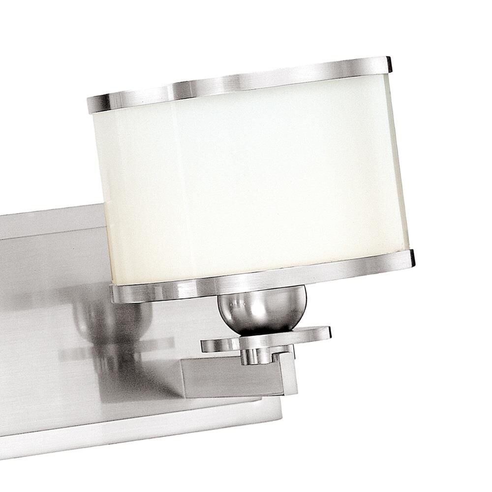 Shown in Polished Nickel finish and Opal Glossy glass