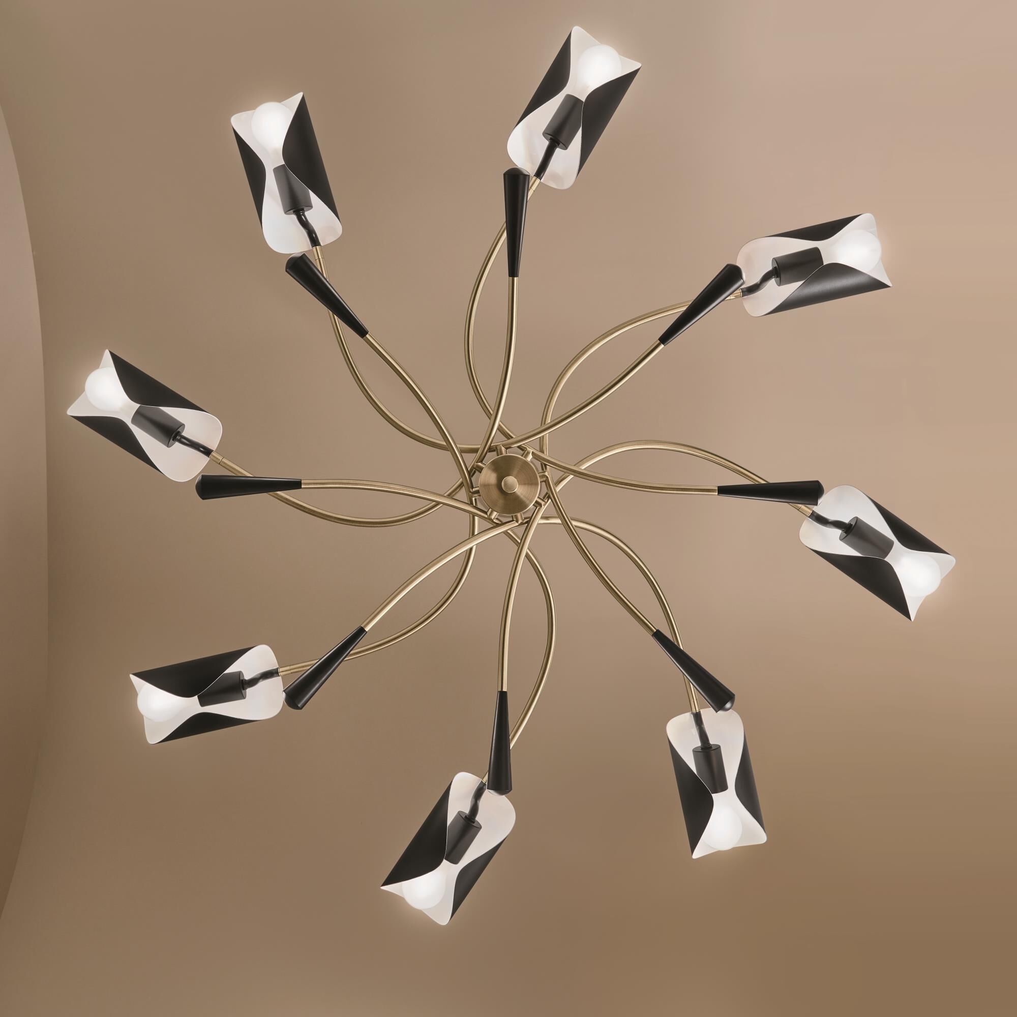 Arcus 45 Inch 8 Light Chandelier by Kichler Lighting