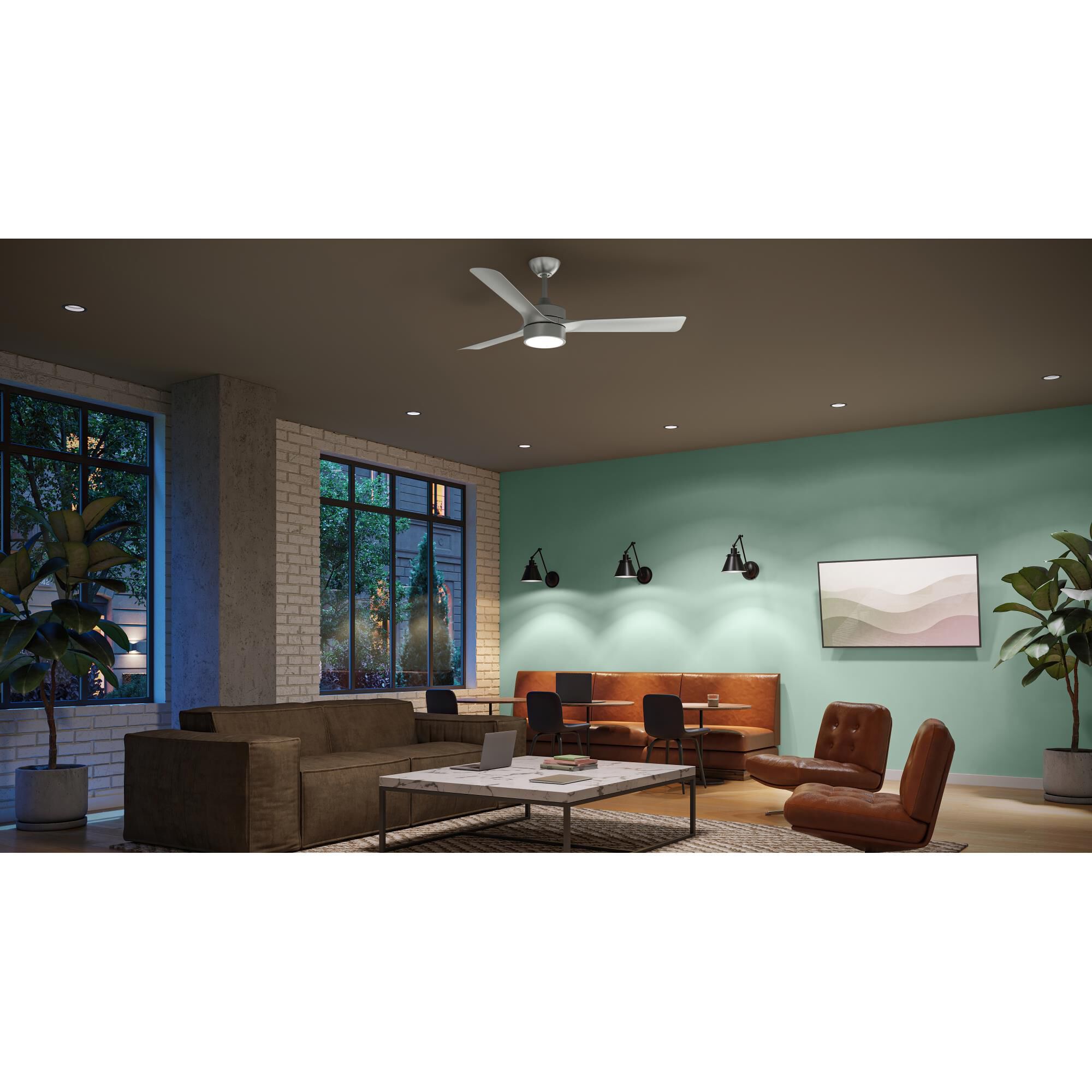 Axion 52 Inch Ceiling Fan with Light Kit by Progress Lighting