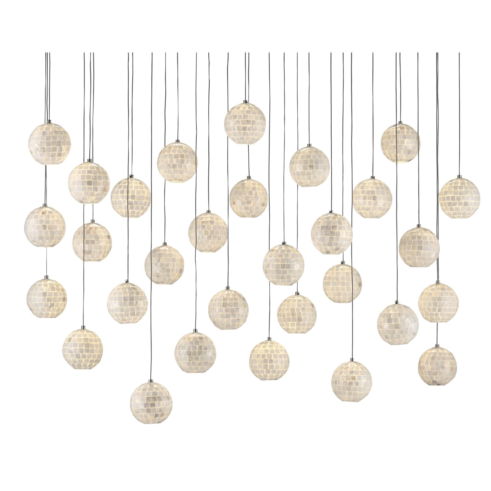 Finhorn 54 Inch 30 Light LED Multi Light Pendant by Currey and Company