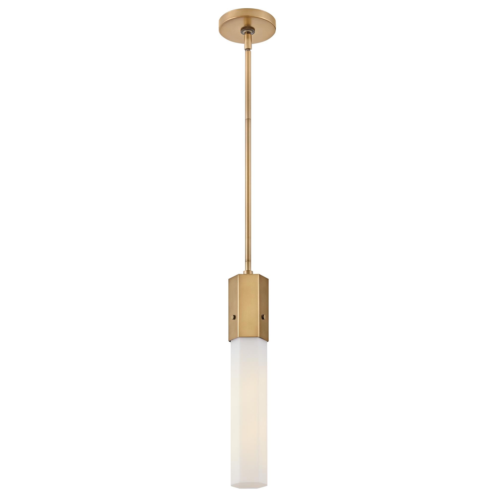 Shown in Heritage Brass finish and Etched glass