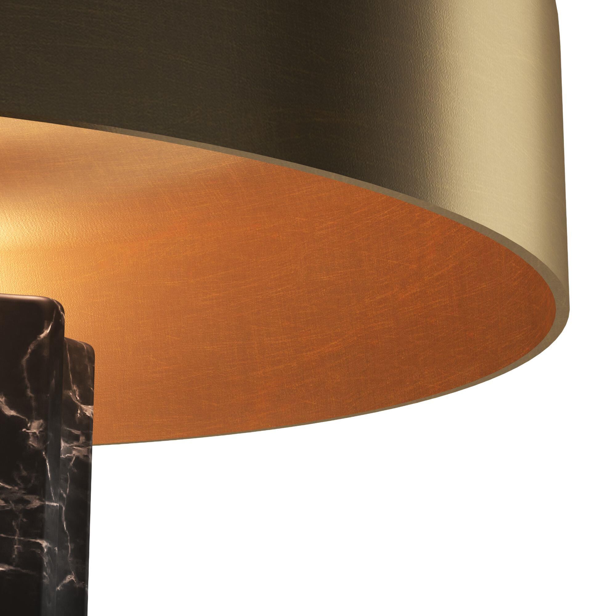 Kibun Fluted Column 15 Inch Table Lamp by Bulbrite