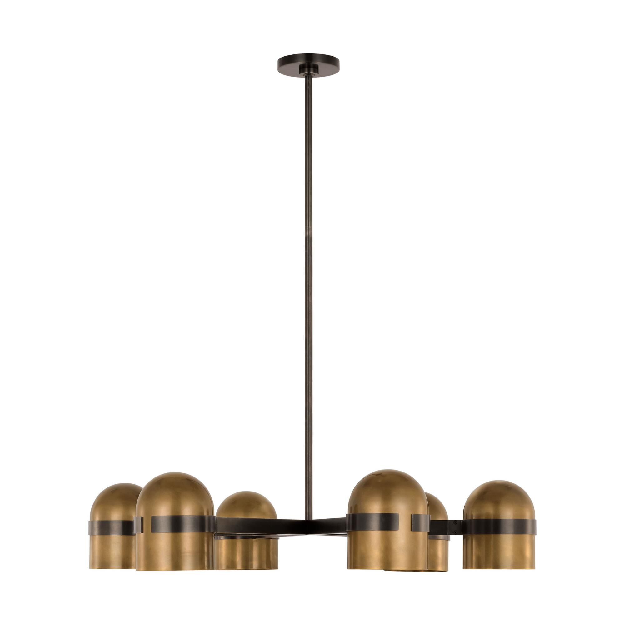 Avroko Octavia 36 Inch 6 Light Chandelier by Visual Comfort Modern Collection
