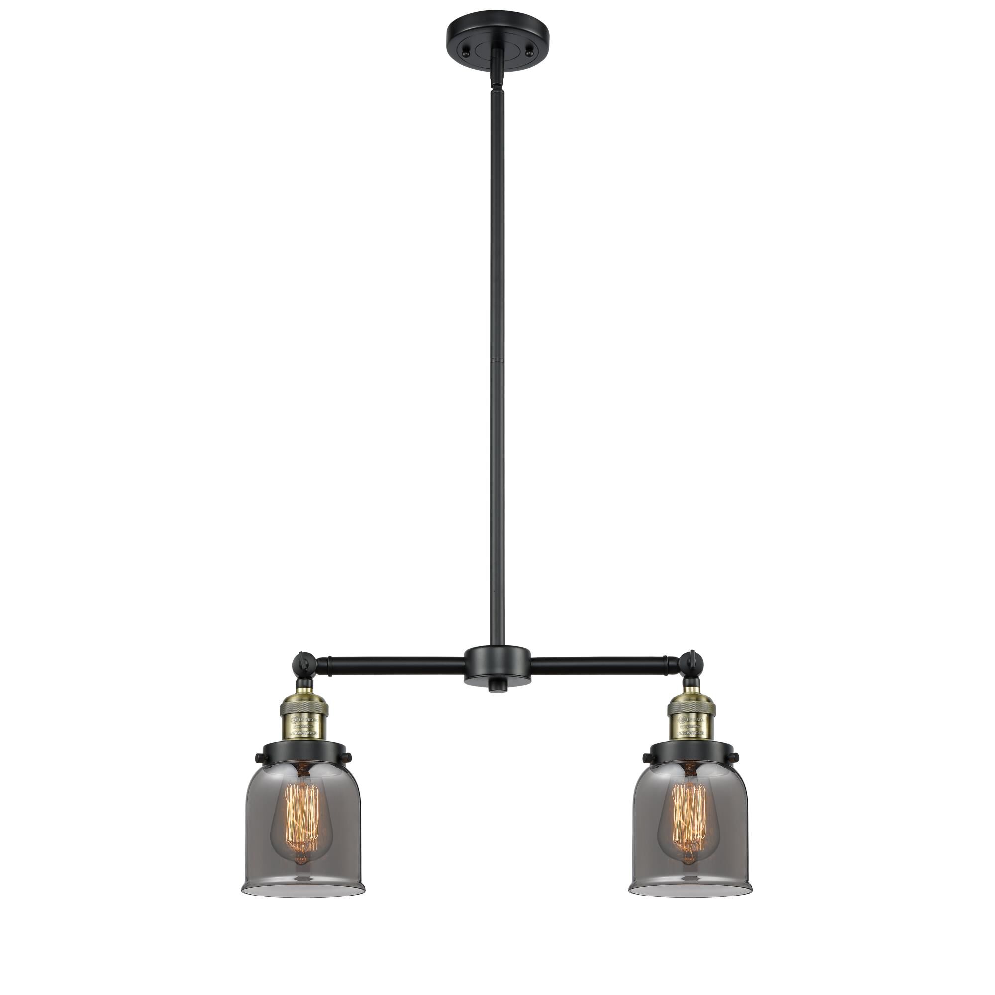 Bruno Marashlian Small Bell 21 Inch 2 Light Mini Chandelier by Innovations Lighting