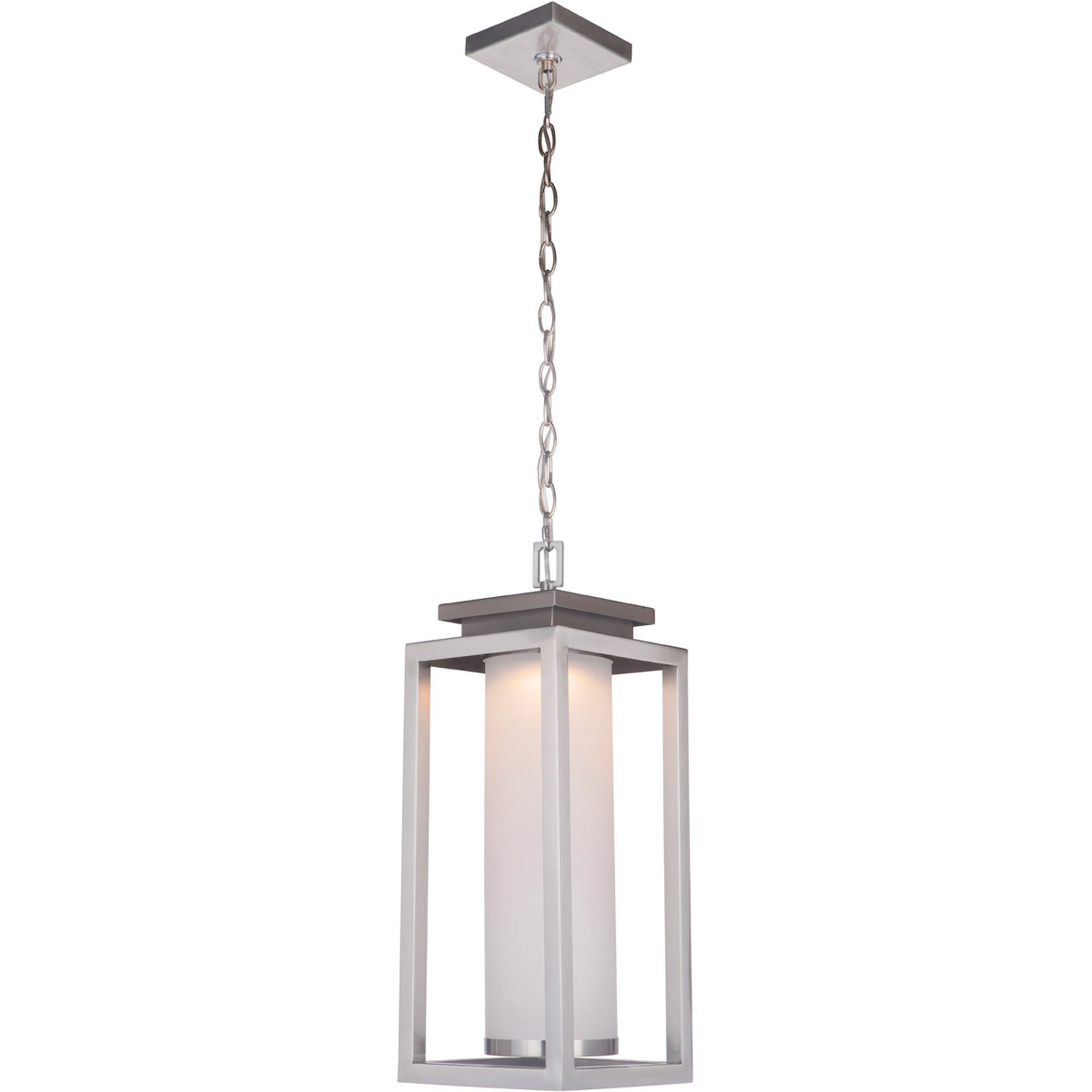 Shown in Stainless Steel finish and Yes glass and Yes shade and Cylinder accent