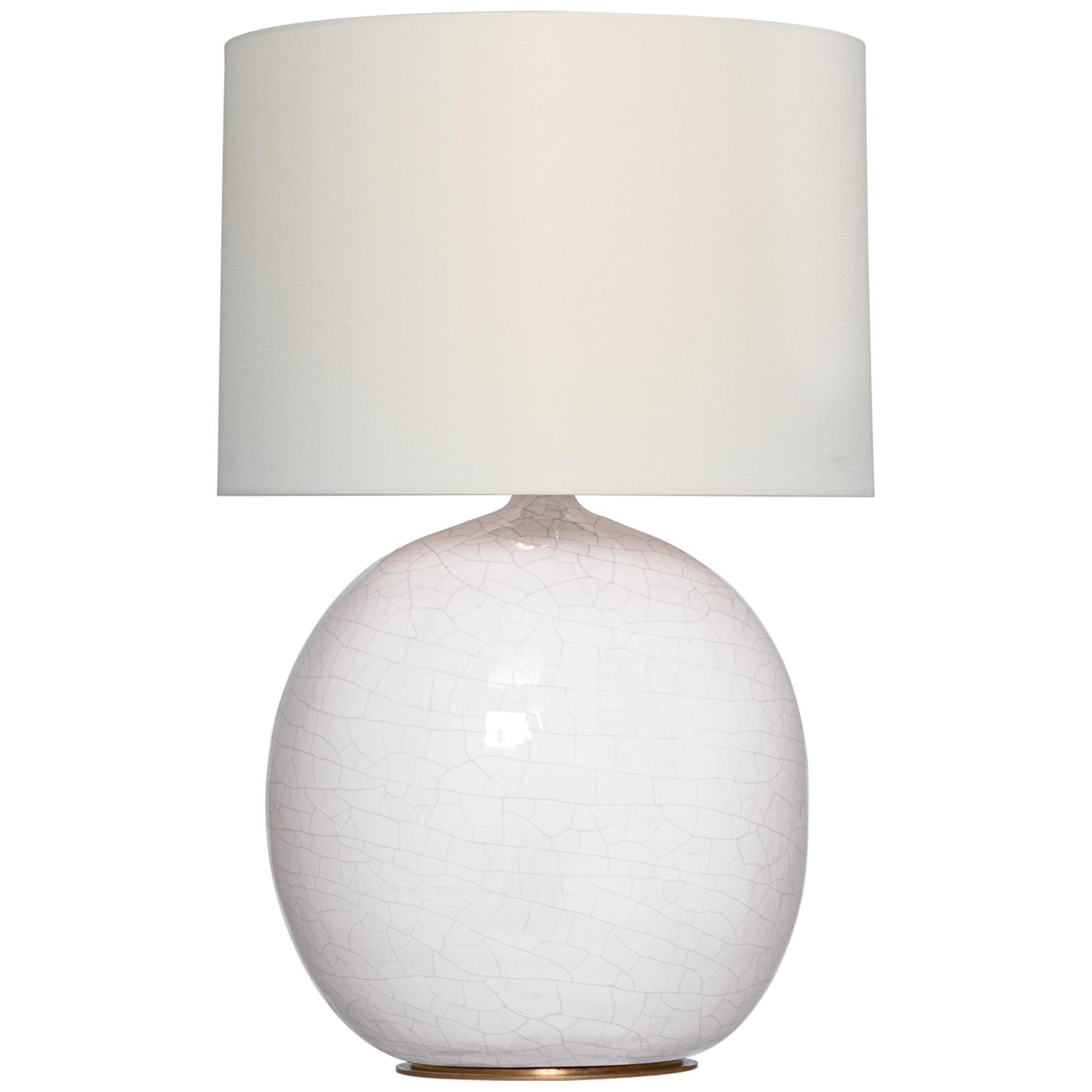 Shown in Crackled Ivory finish