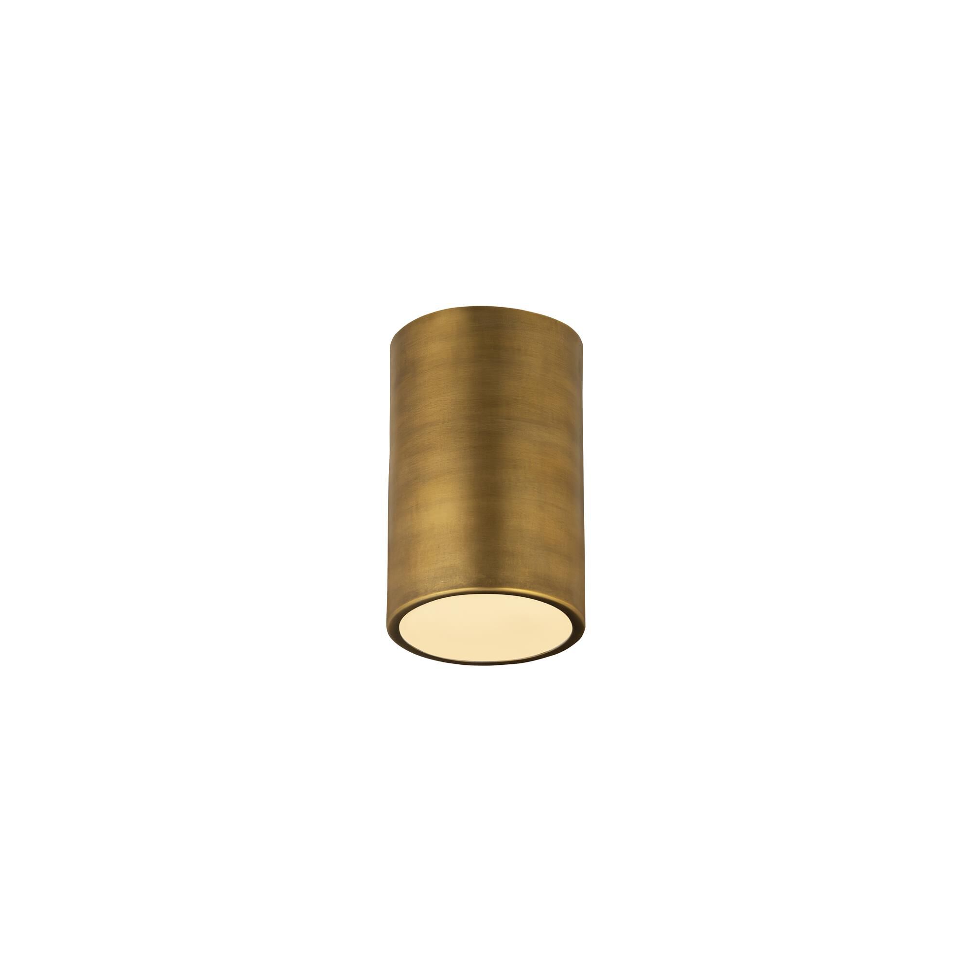 Shown in Rubbed Brass finish and Steel glass and Steel shade