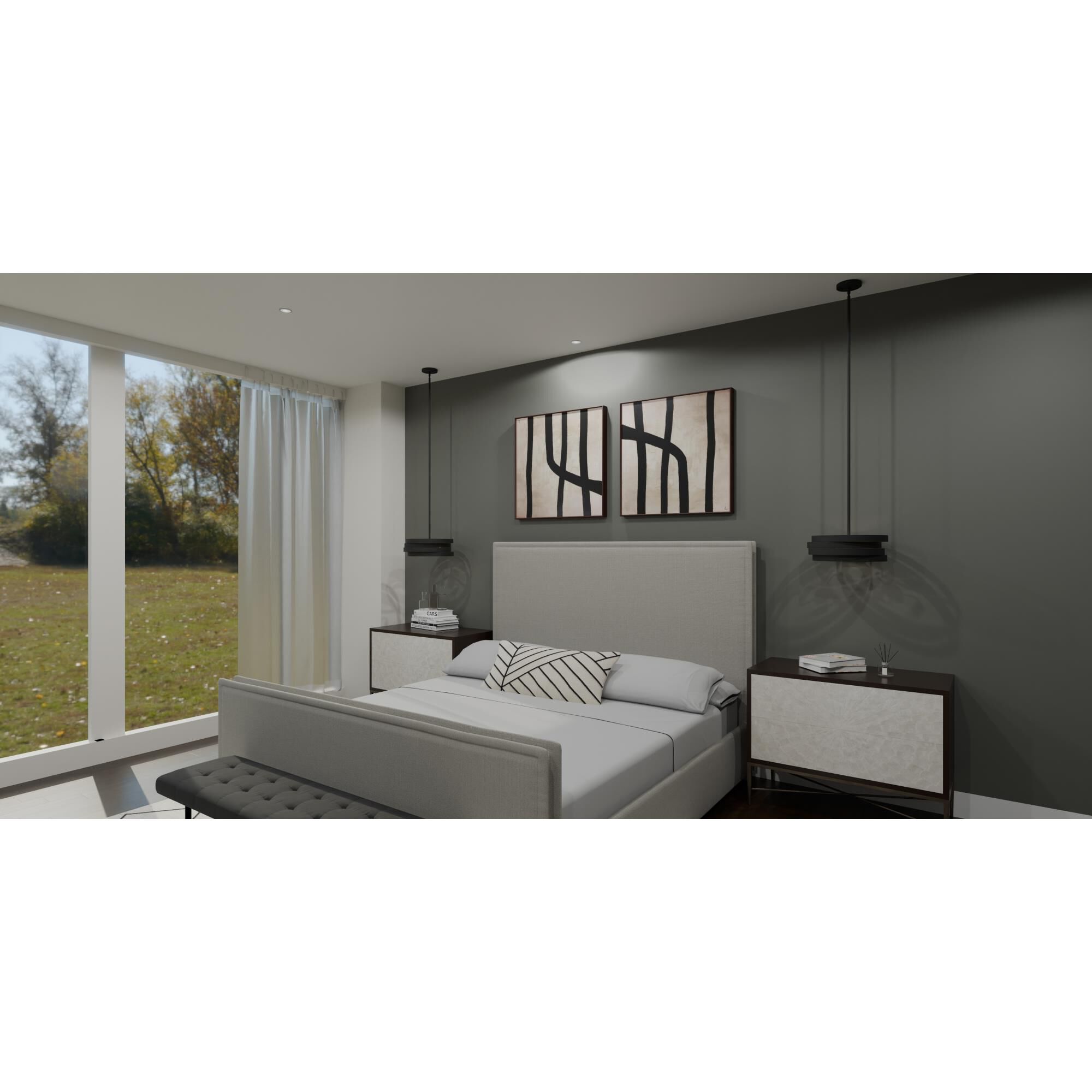 Shown in Matte Black finish and Metal shade