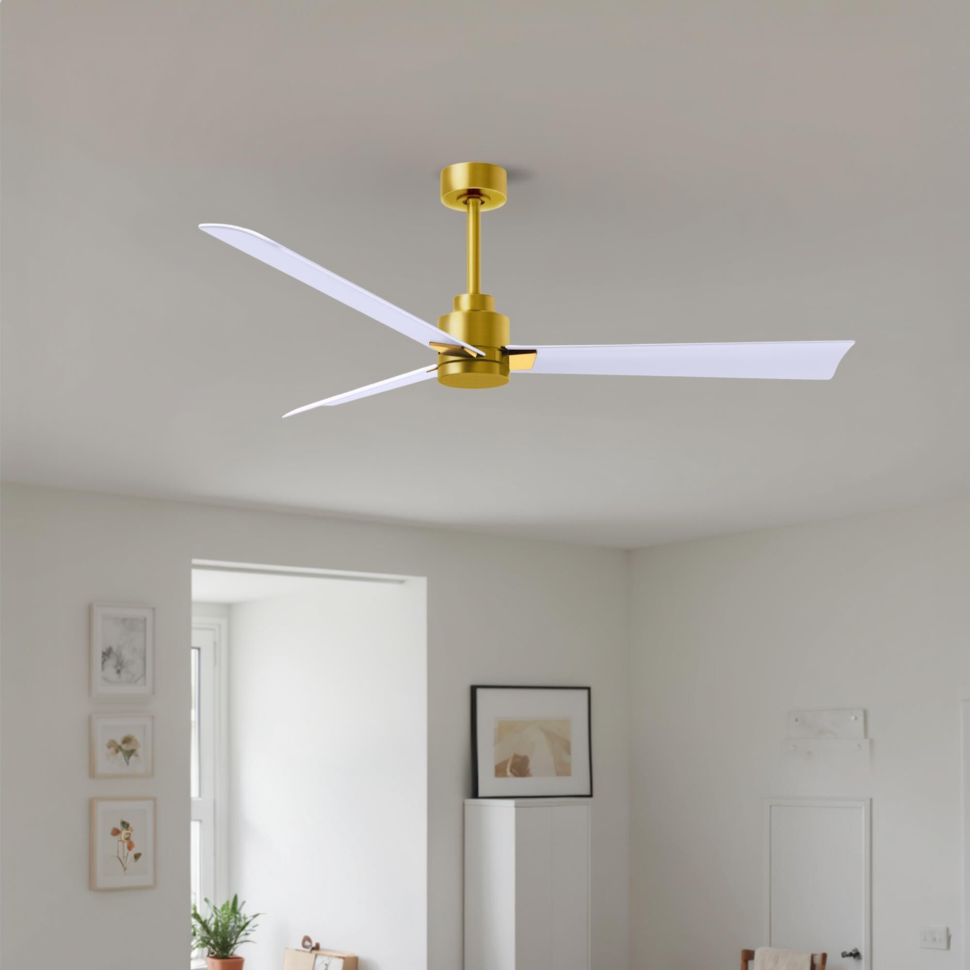 Shown in Brushed Brass finish