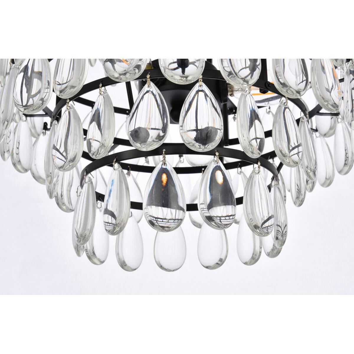 Shown in Black finish and Royal Cut Clear crystal