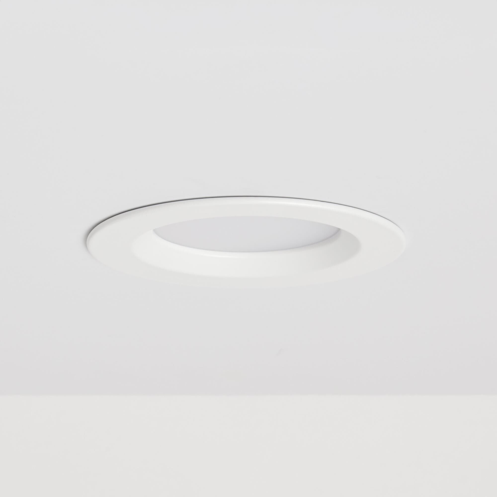 Shown in White finish and Frosted Polycarbonate shade