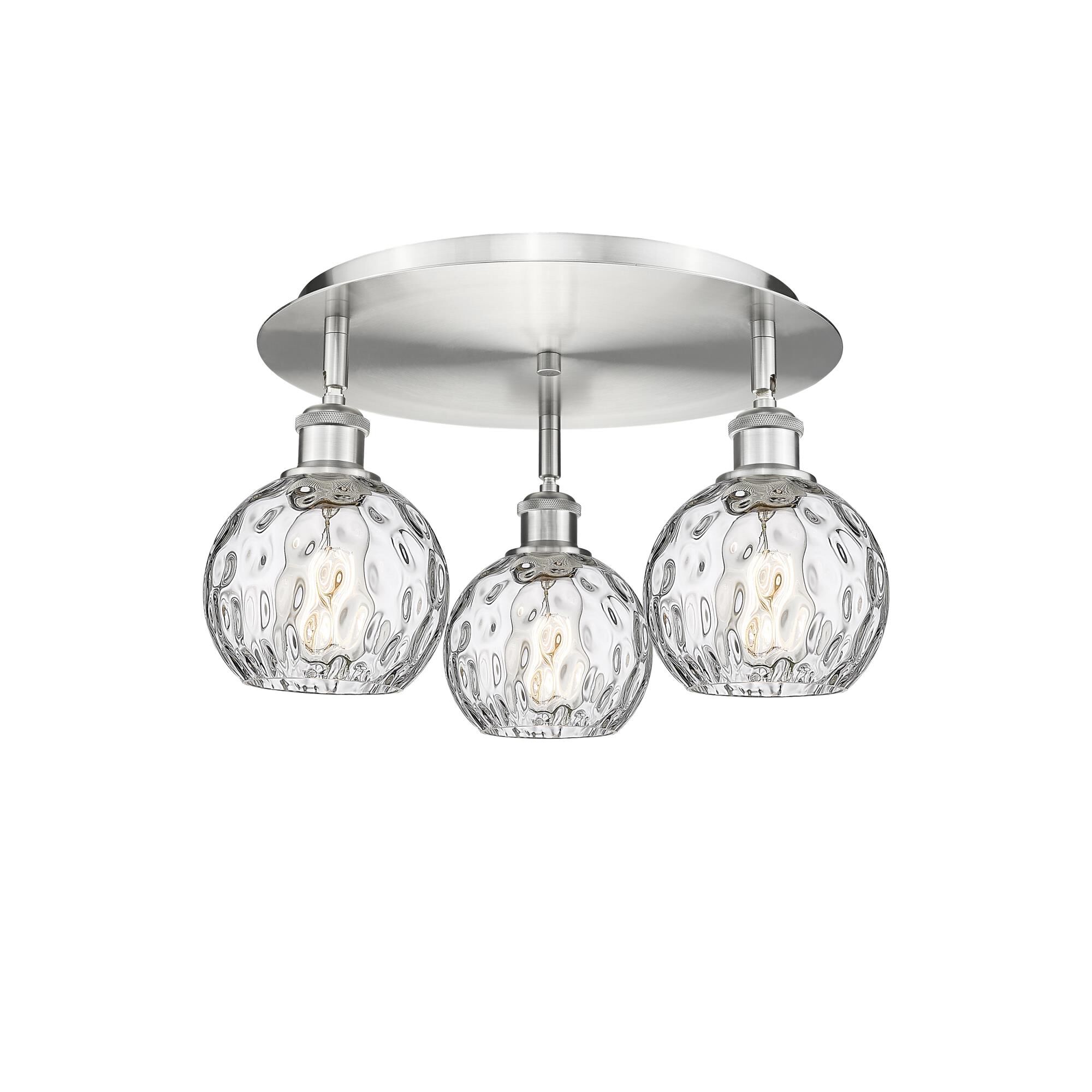 Bruno Marashlian Athens Water Glass 18 Inch Flush Mount by Innovations Lighting