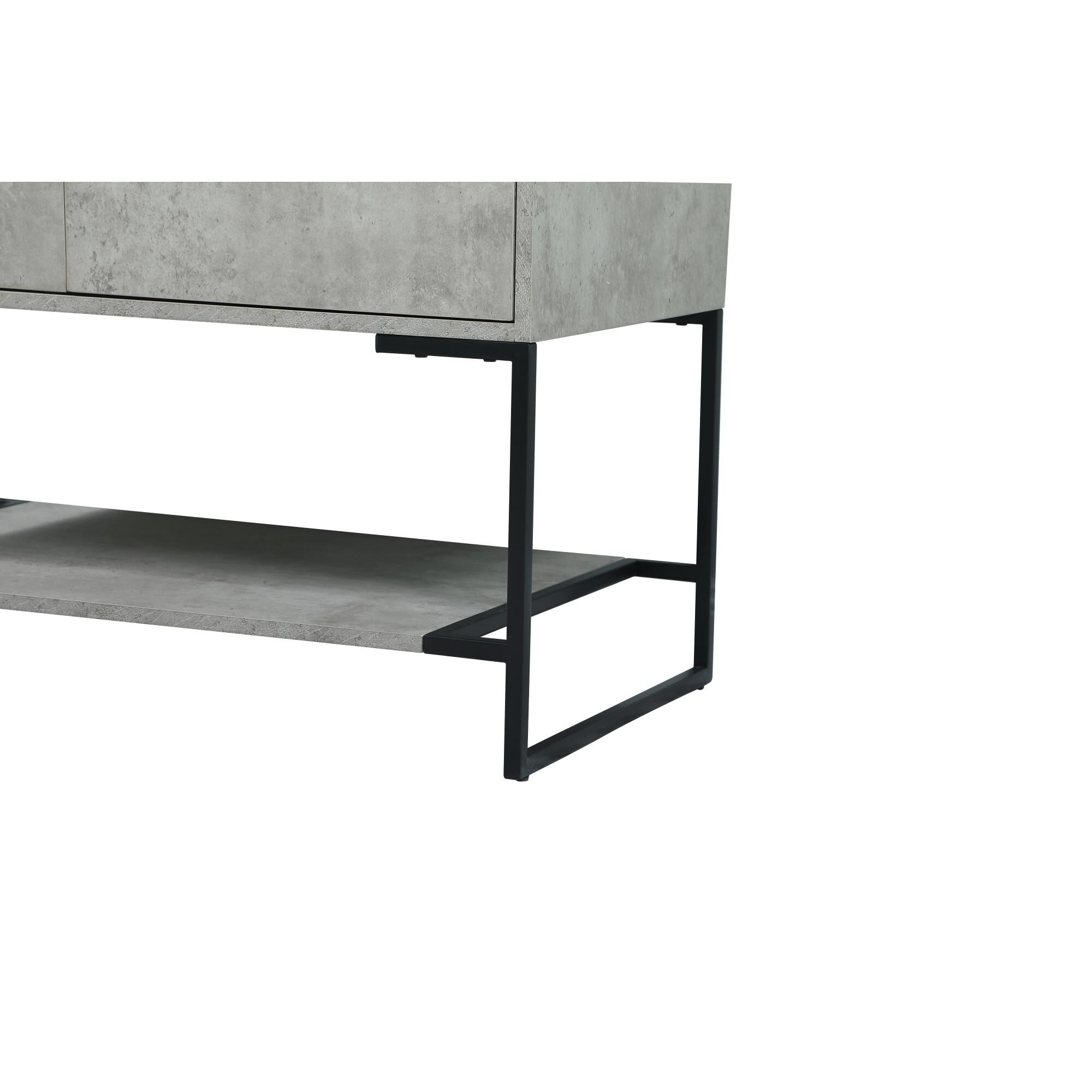 Shown in Concrete Grey finish