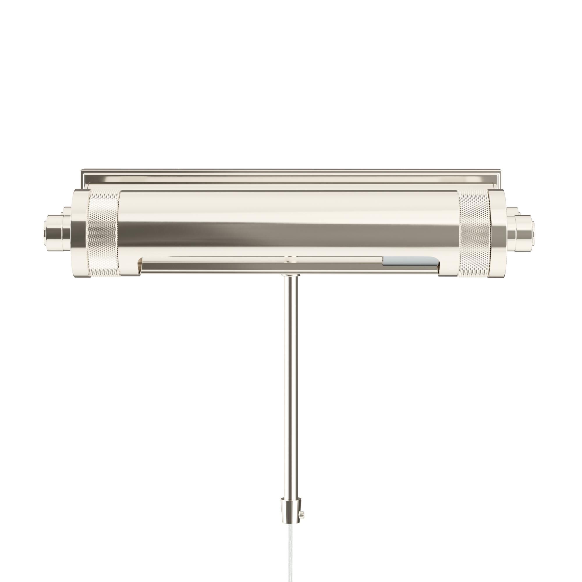 Shown in Polished Nickel finish and Metal shade