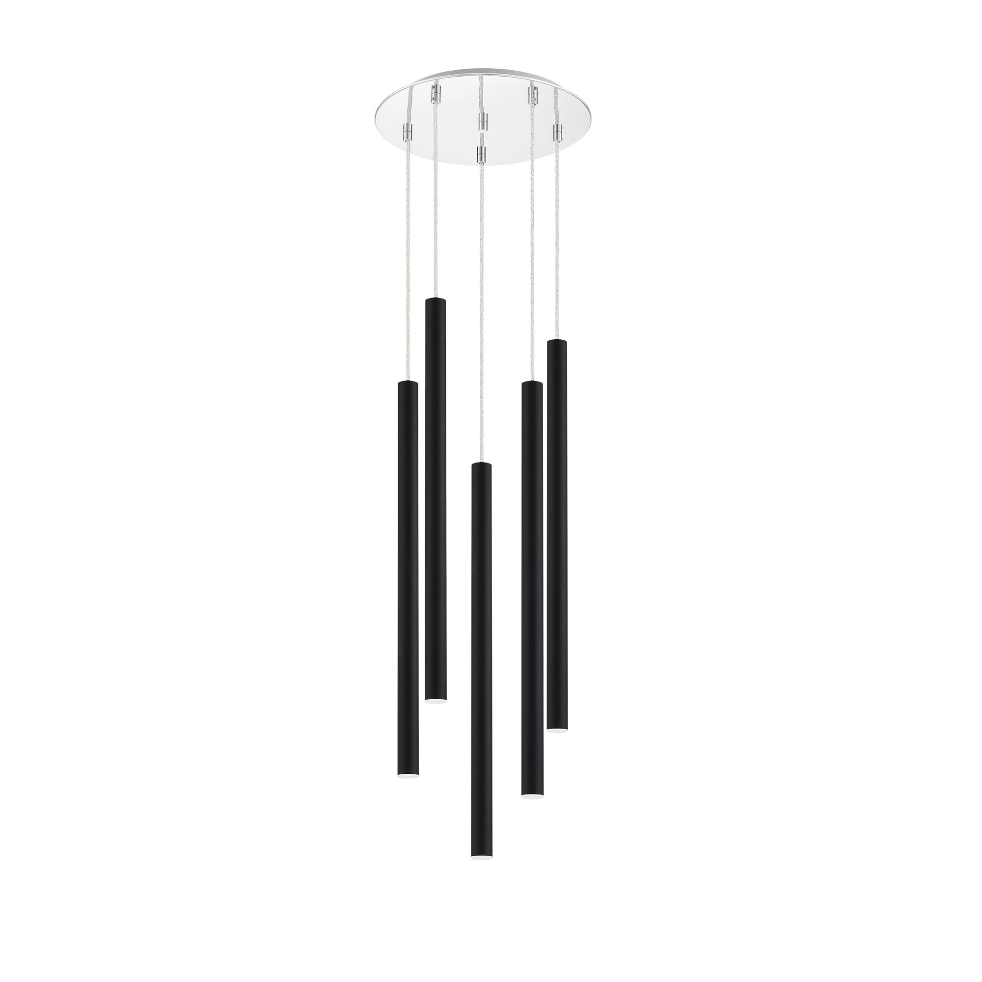 Forest 13 Inch 5 Light LED Multi Light Pendant by Z-Lite