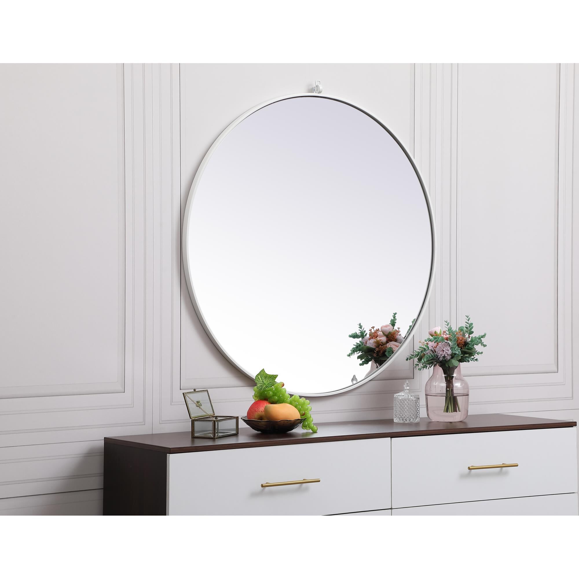 Shown in White finish