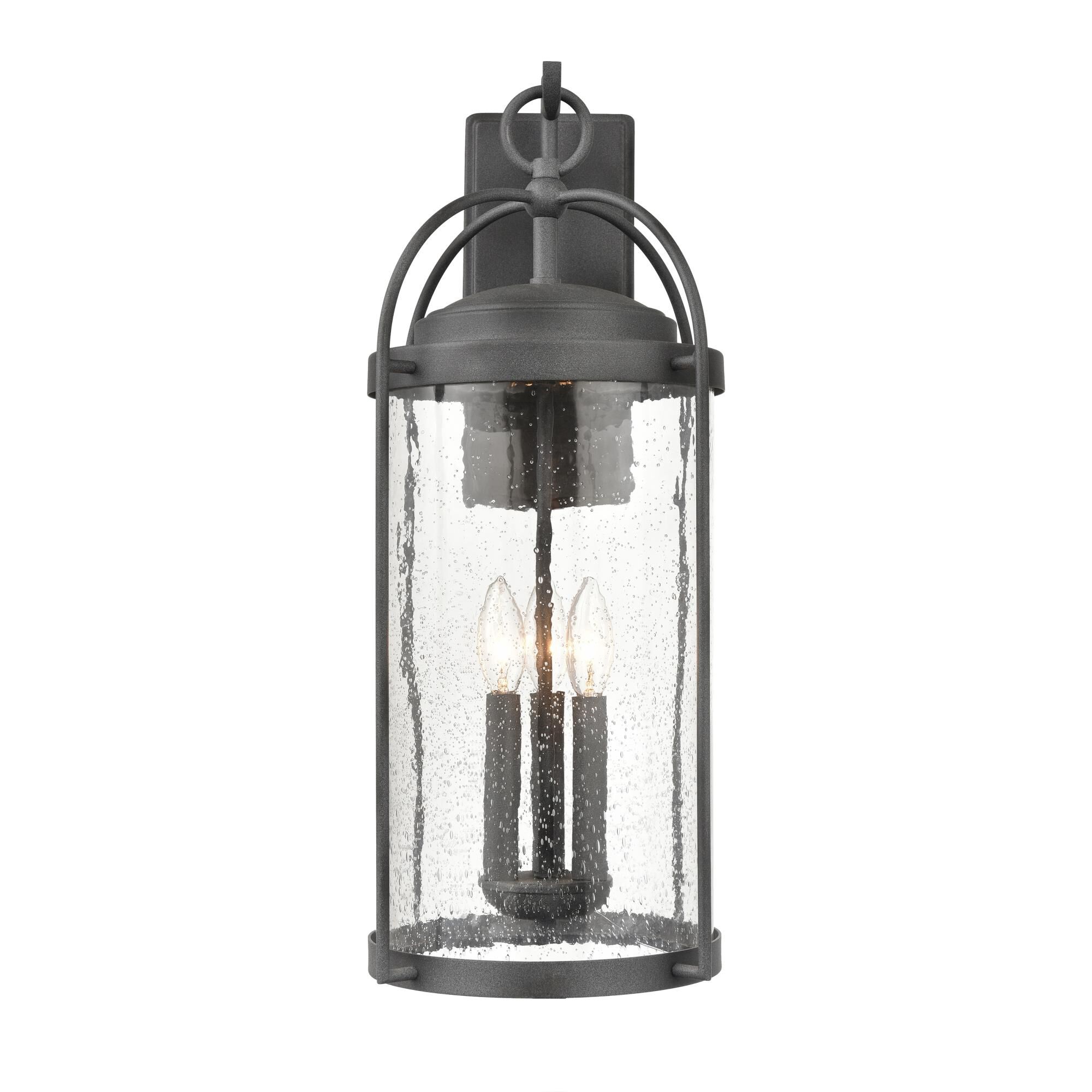 Catalonia 24 Inch Tall 3 Light Outdoor Wall Light by ELK Home