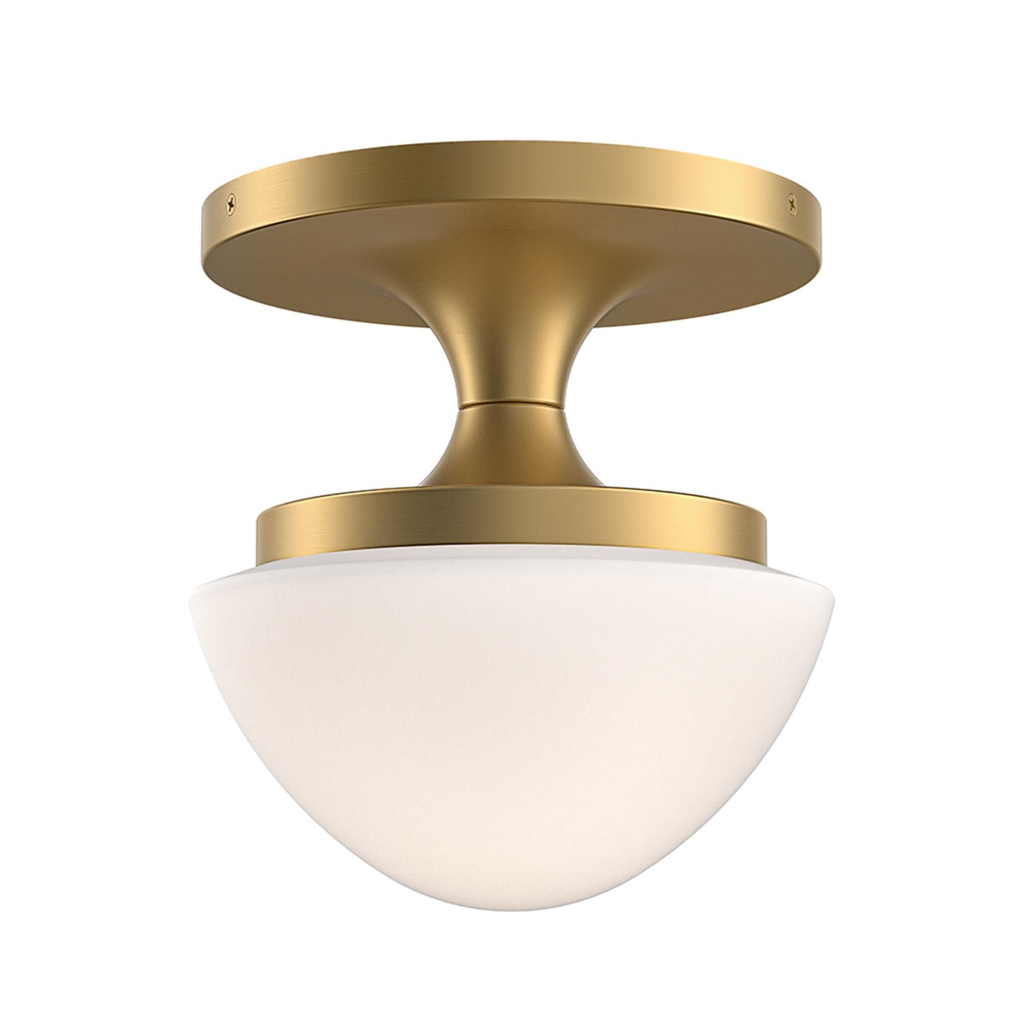Knox 8 Inch Semi Flush Mount,