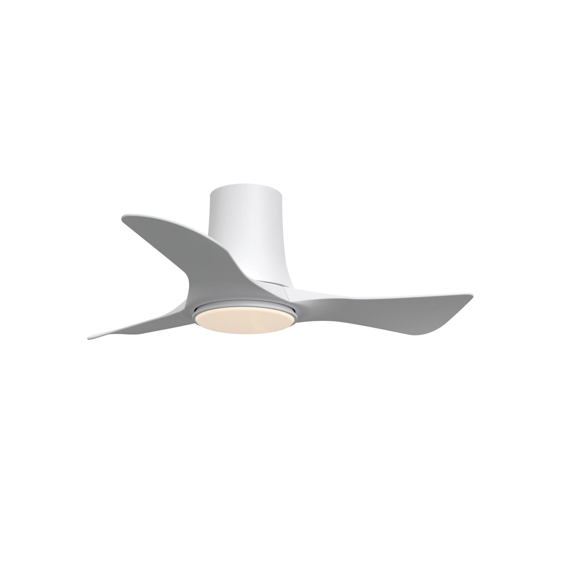 Corke 36 Inch Flush Mount Fan with Light Kit,