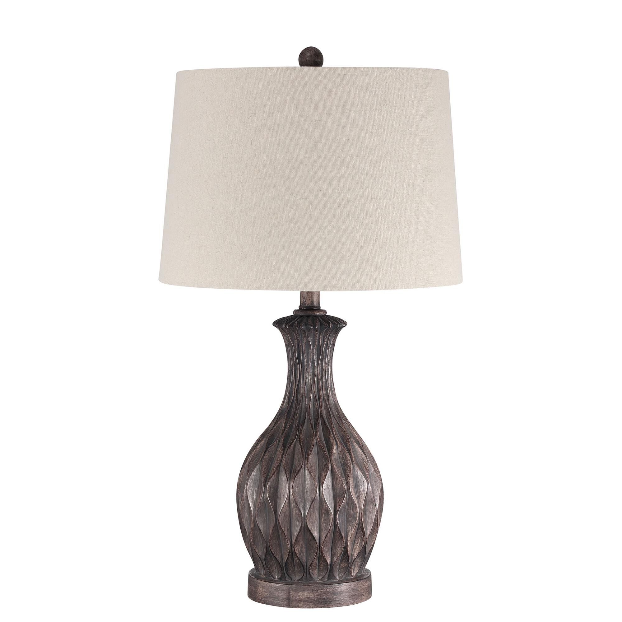 Shown in Painted Brown finish and Linen glass