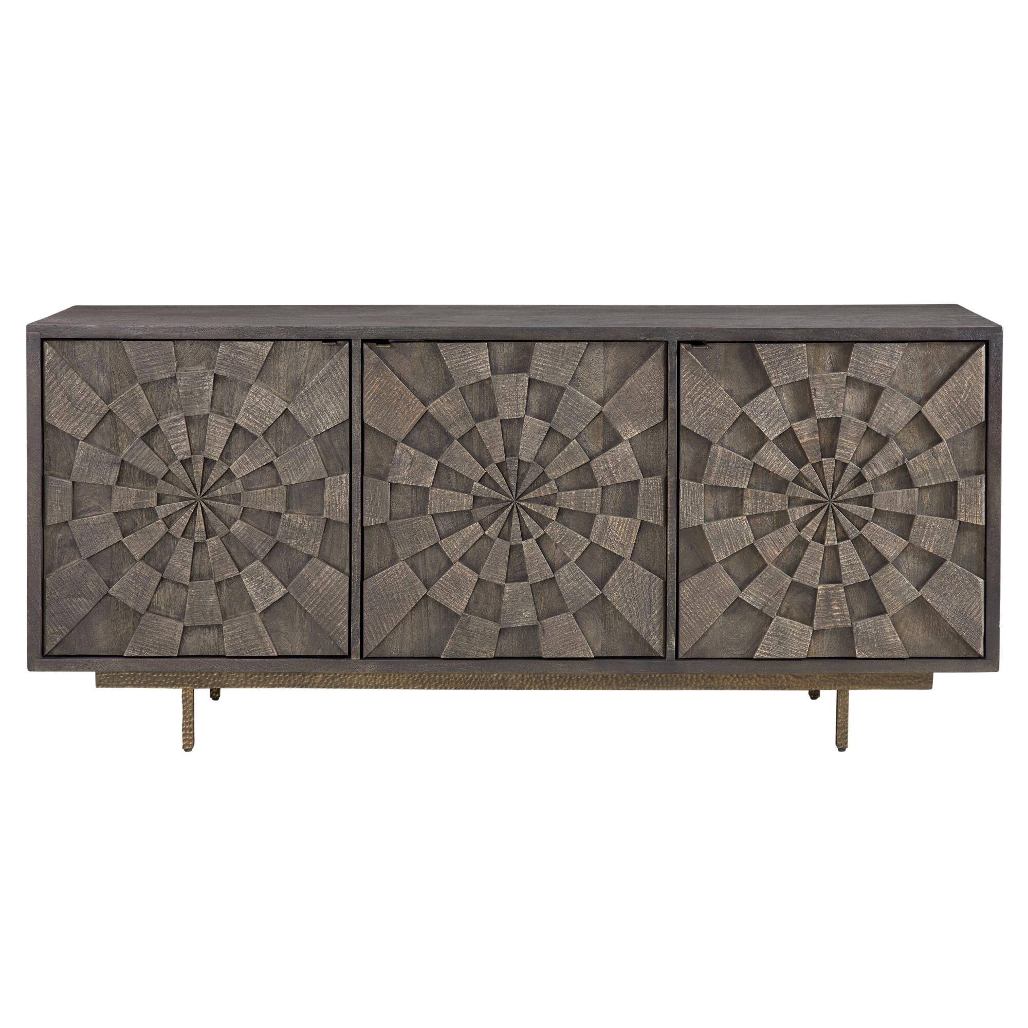 Shown in Brown and Antique Gold finish