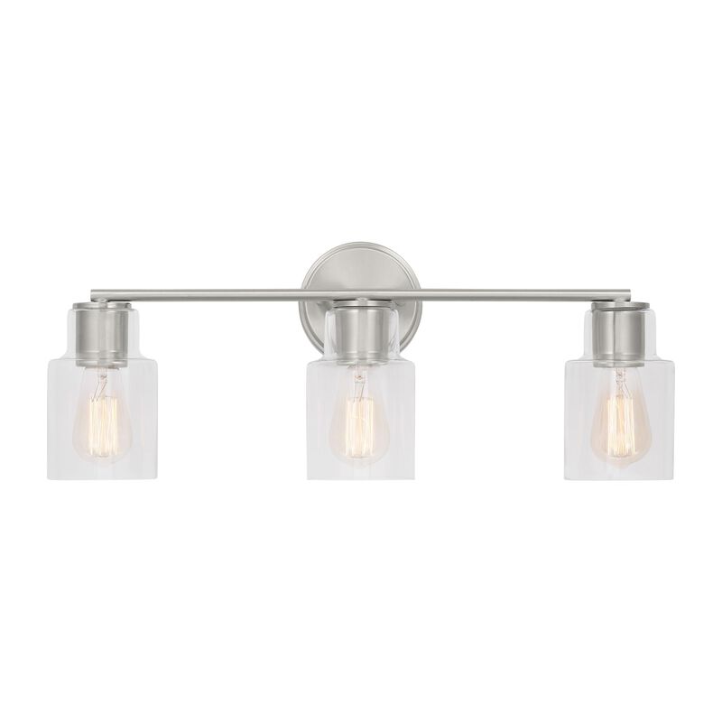 Drew & Jonathan Sayward 24 Inch 3 Light Bath Vanity Light by Visual Comfort Studio