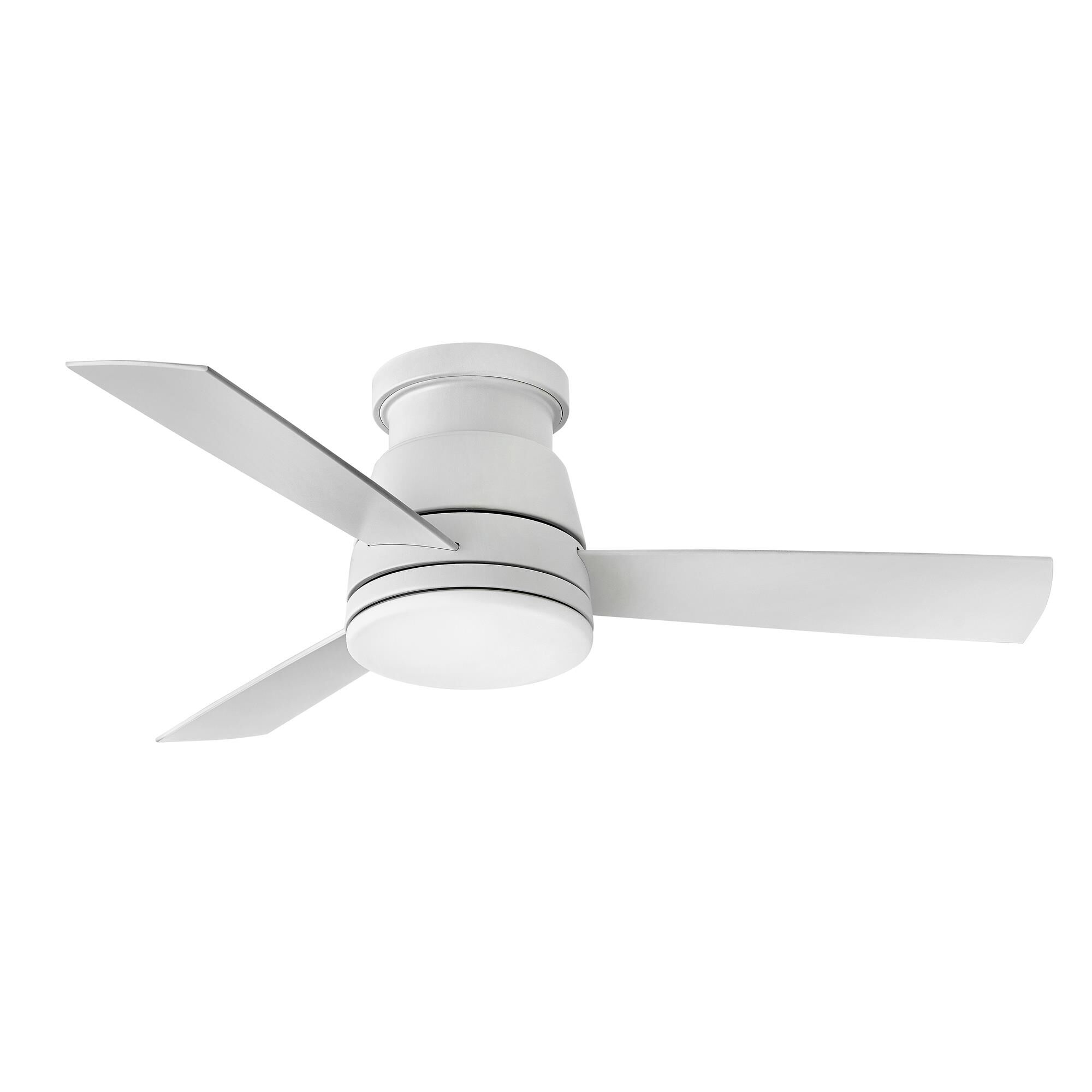 Trey 44 Inch Flush Mount Fan with Light Kit,