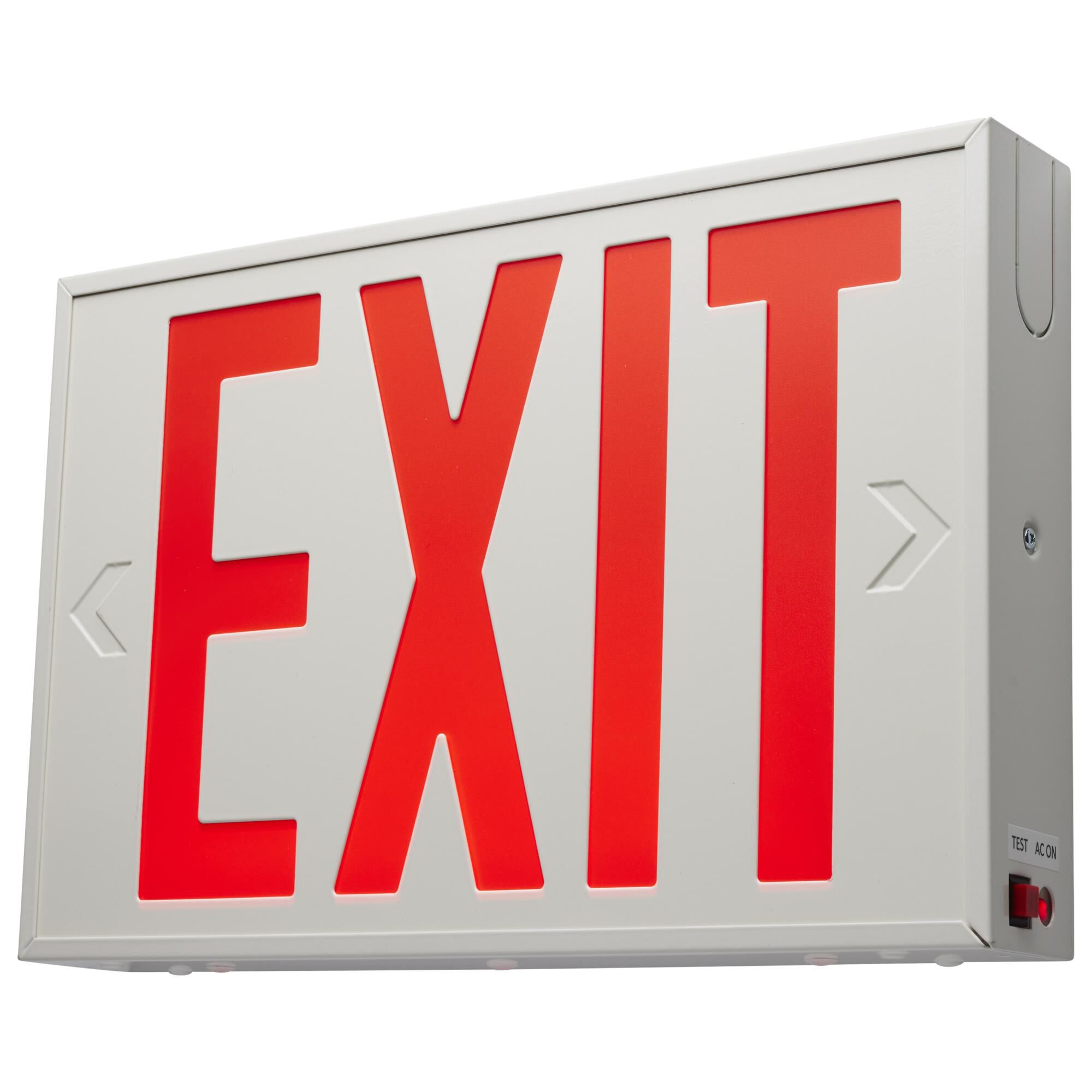 Satco 14 Inch 9 Inch 1 Light 2 Watt Emergency & Exit Sign Lights LED by Satco
