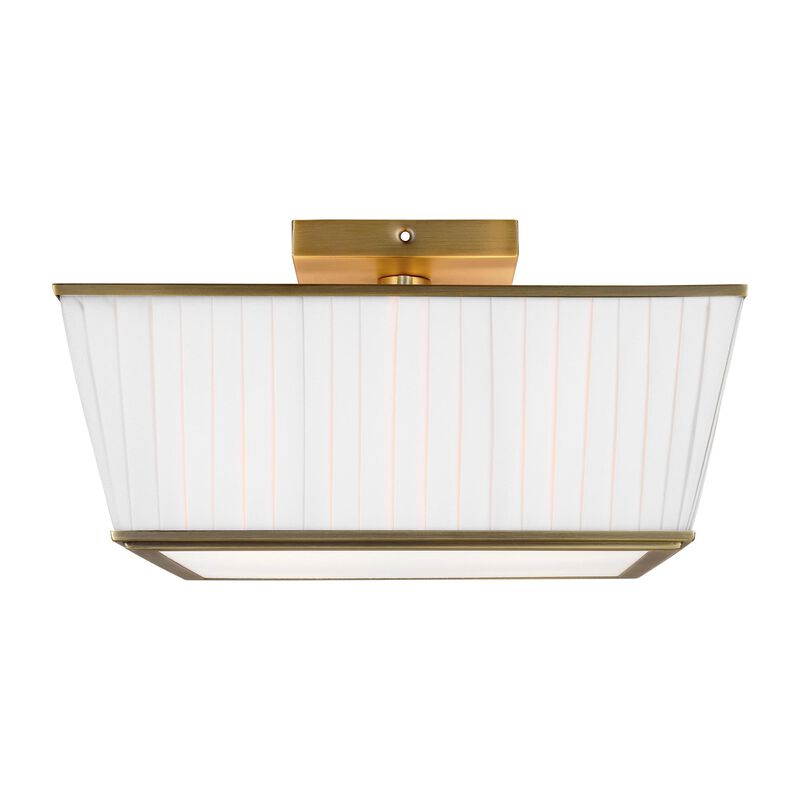 Lauren Ralph Lauren Esther 14 Inch 4 Light Flush Mount by Visual Comfort Studio