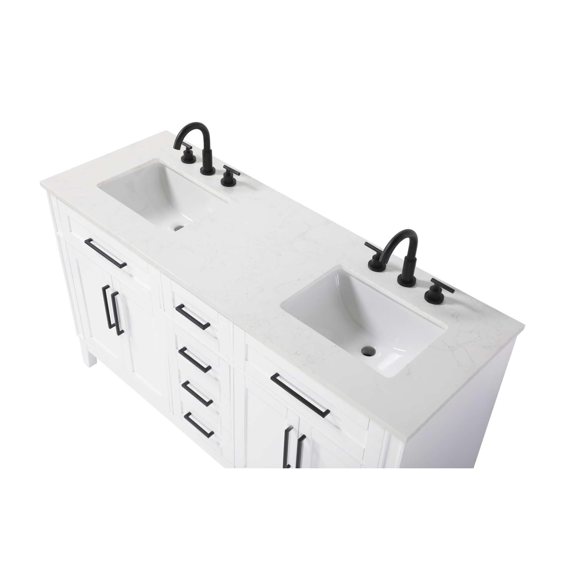 Virginia 60 Inch Bath Vanity by Elegant Decor