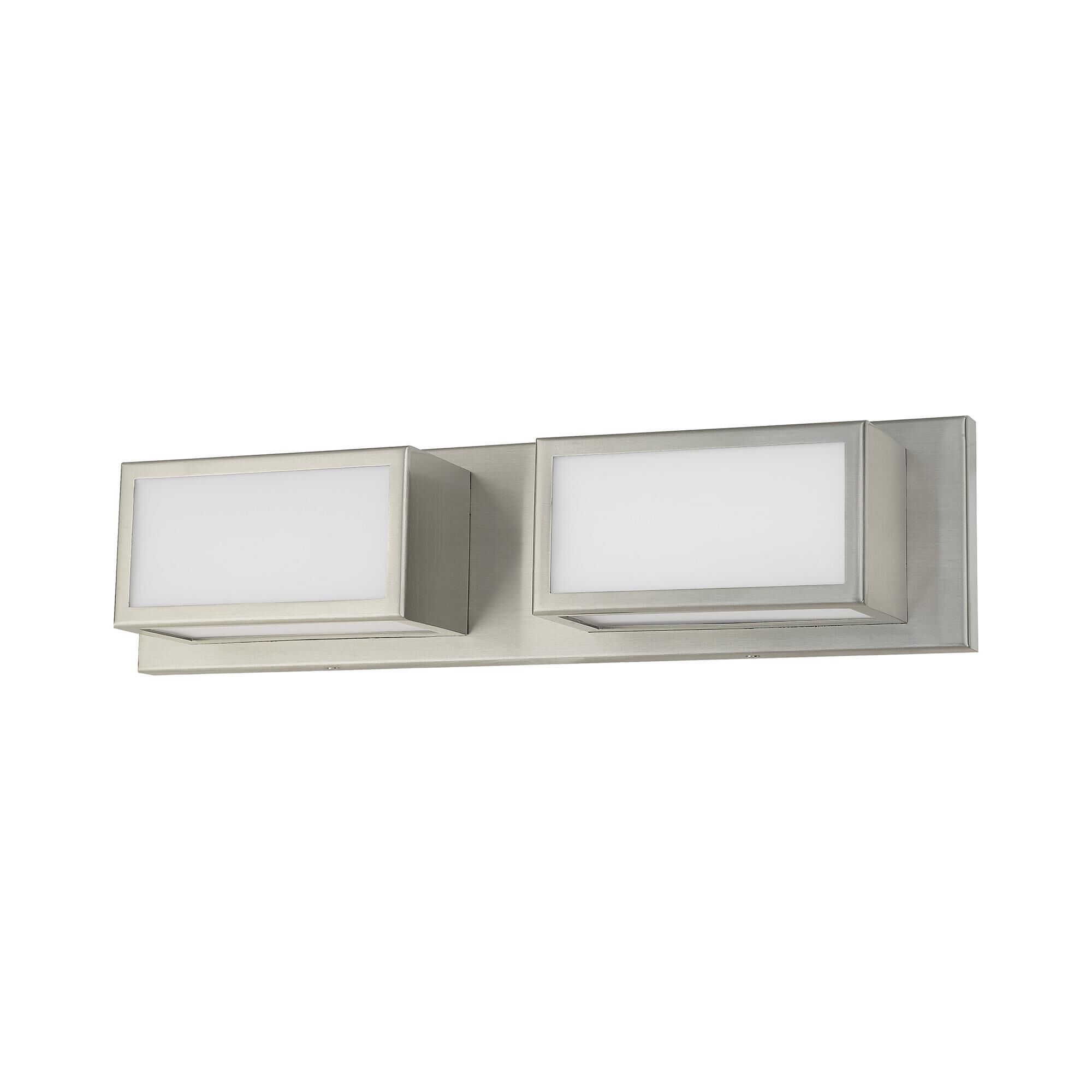 Shown in Brushed Nickel finish and Hand Blown Satin Opal White glass