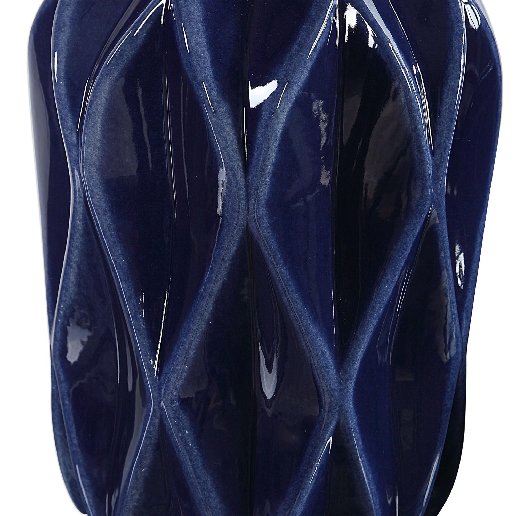 Shown in Glossy Cobalt Blue finish and Polished Nickel accent