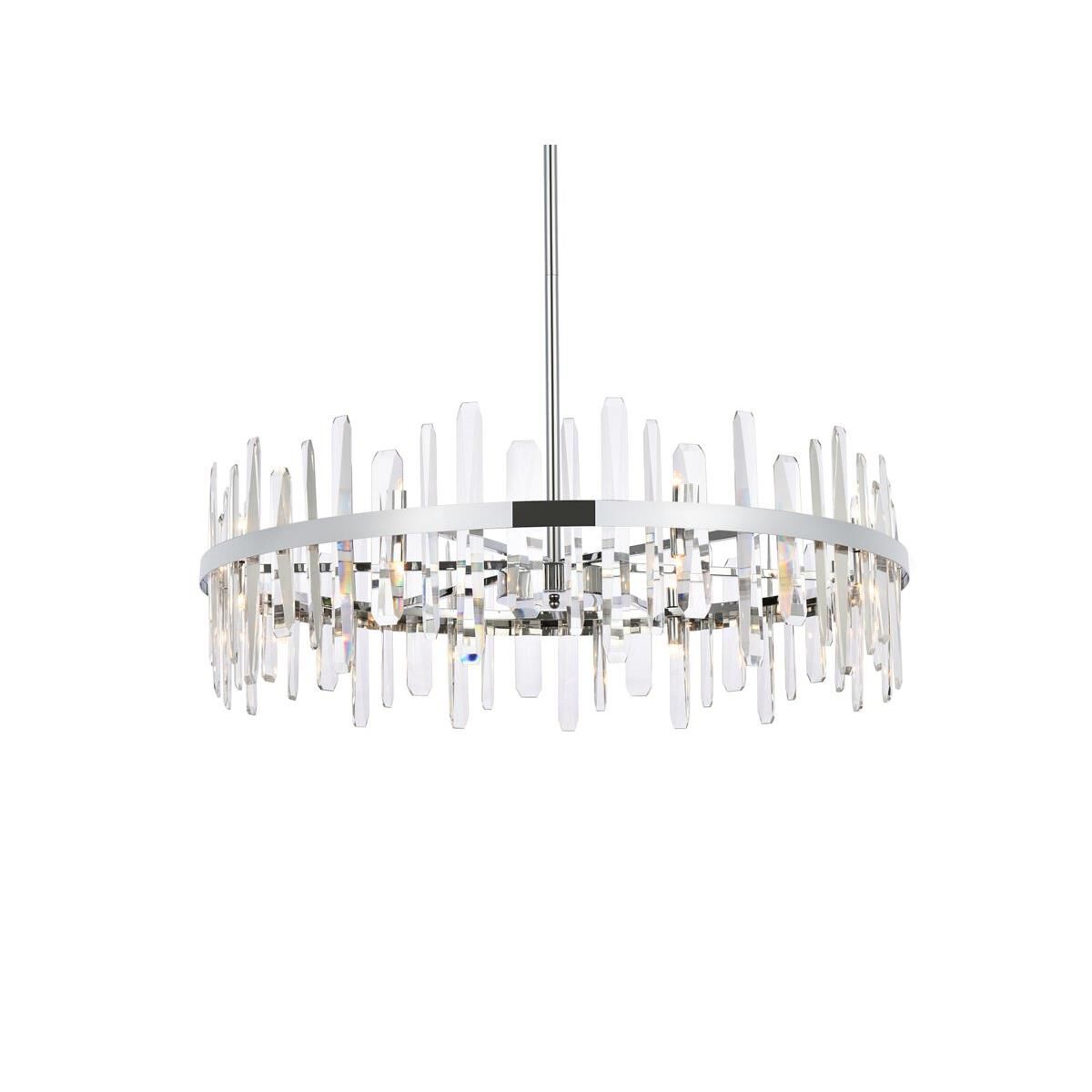 Serena 36 Inch 16 Light Chandelier by Elegant Lighting