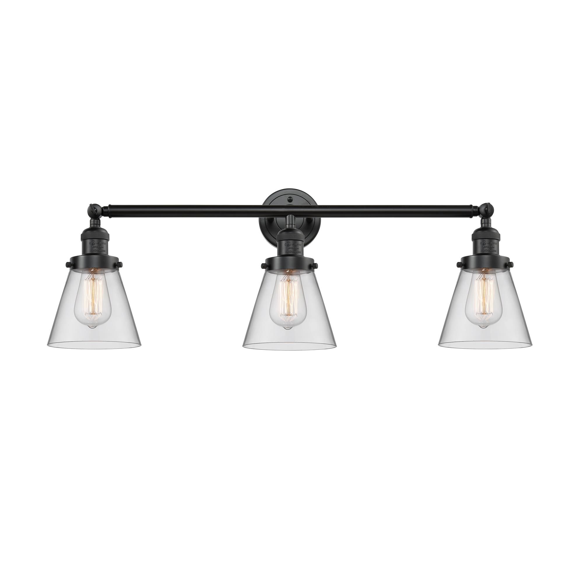 Shown in Oil Rubbed Bronze finish and Clear glass